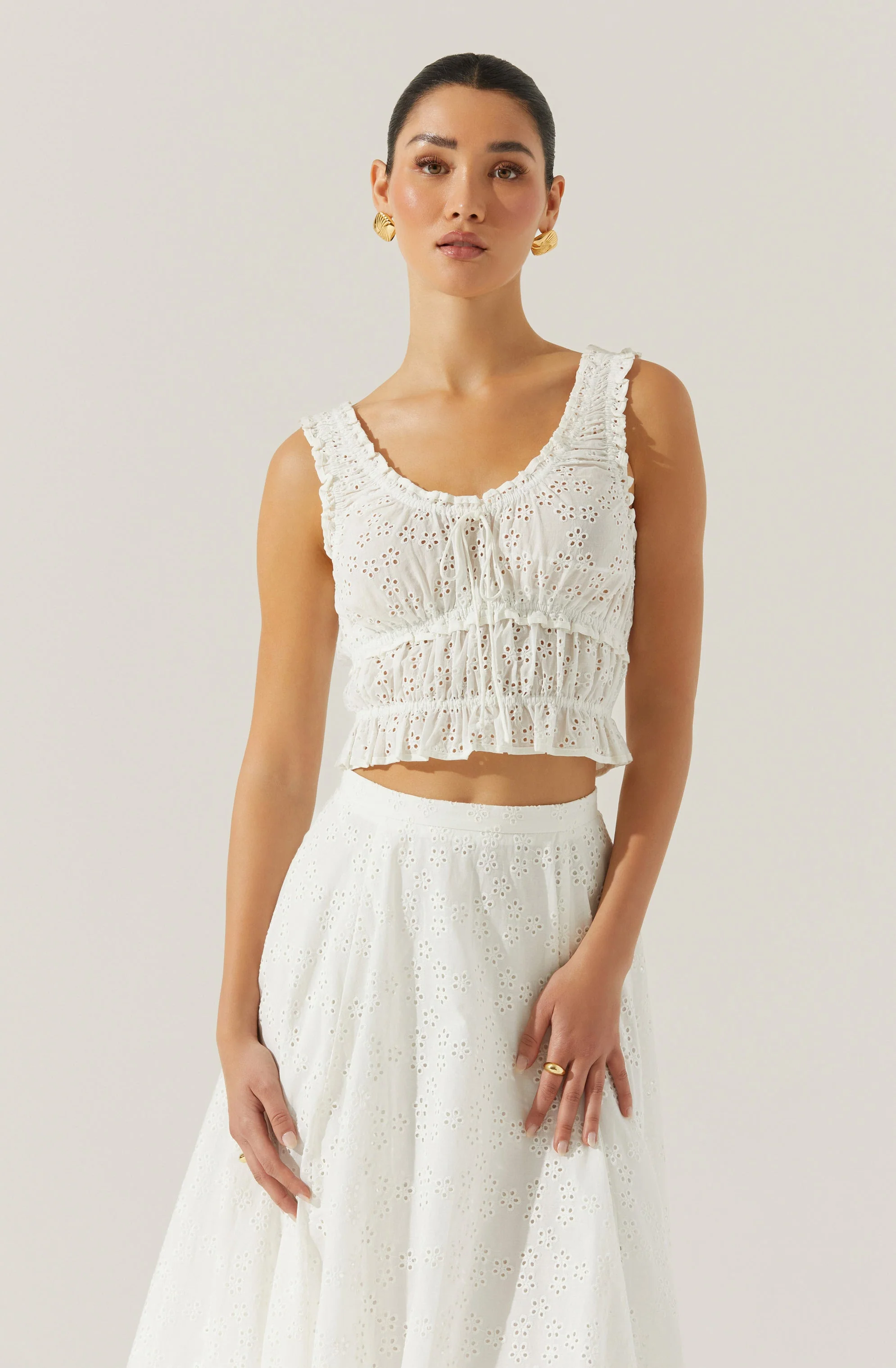 Kissel Tiered Eyelet Top - Image 3