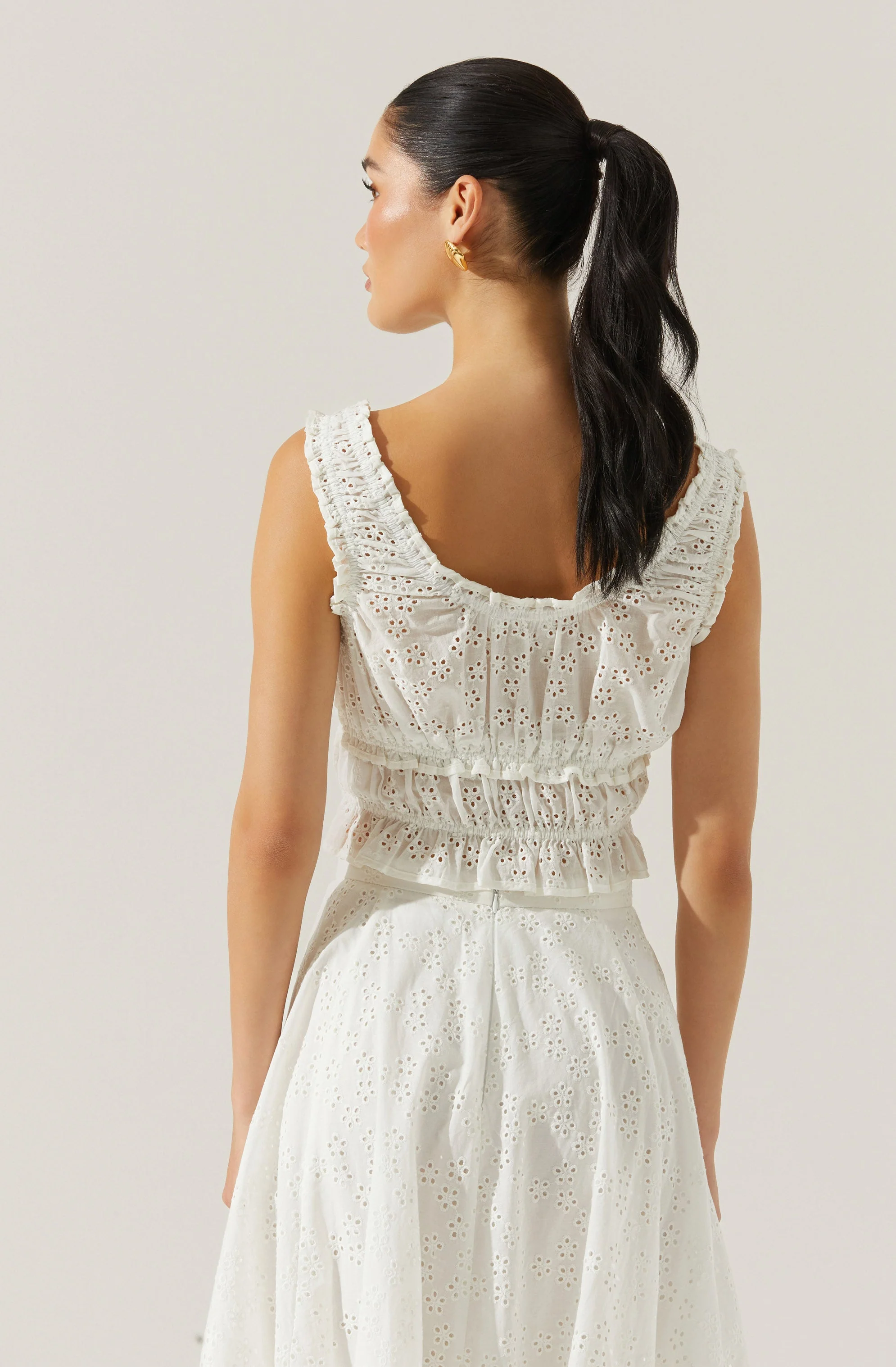 Kissel Tiered Eyelet Top - Image 5
