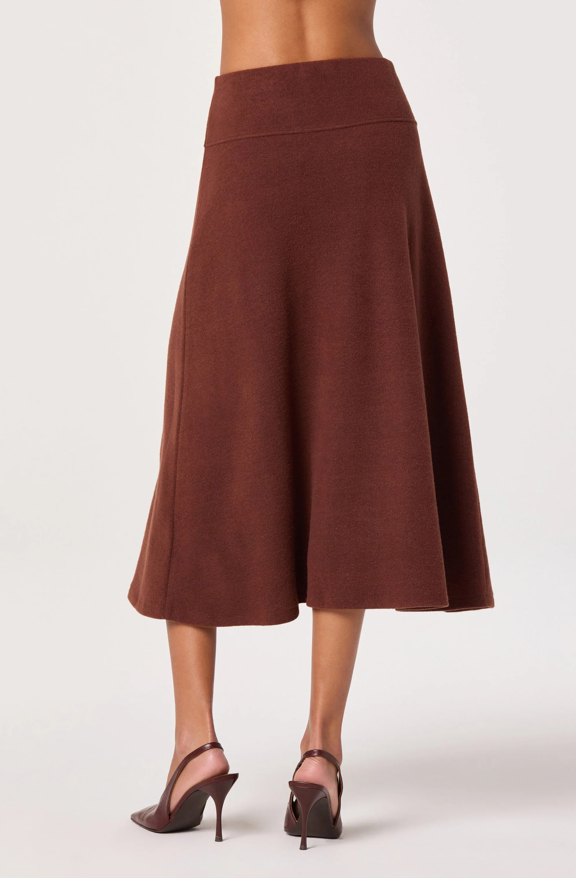 Knit A-line Midi Skirt - Image 16