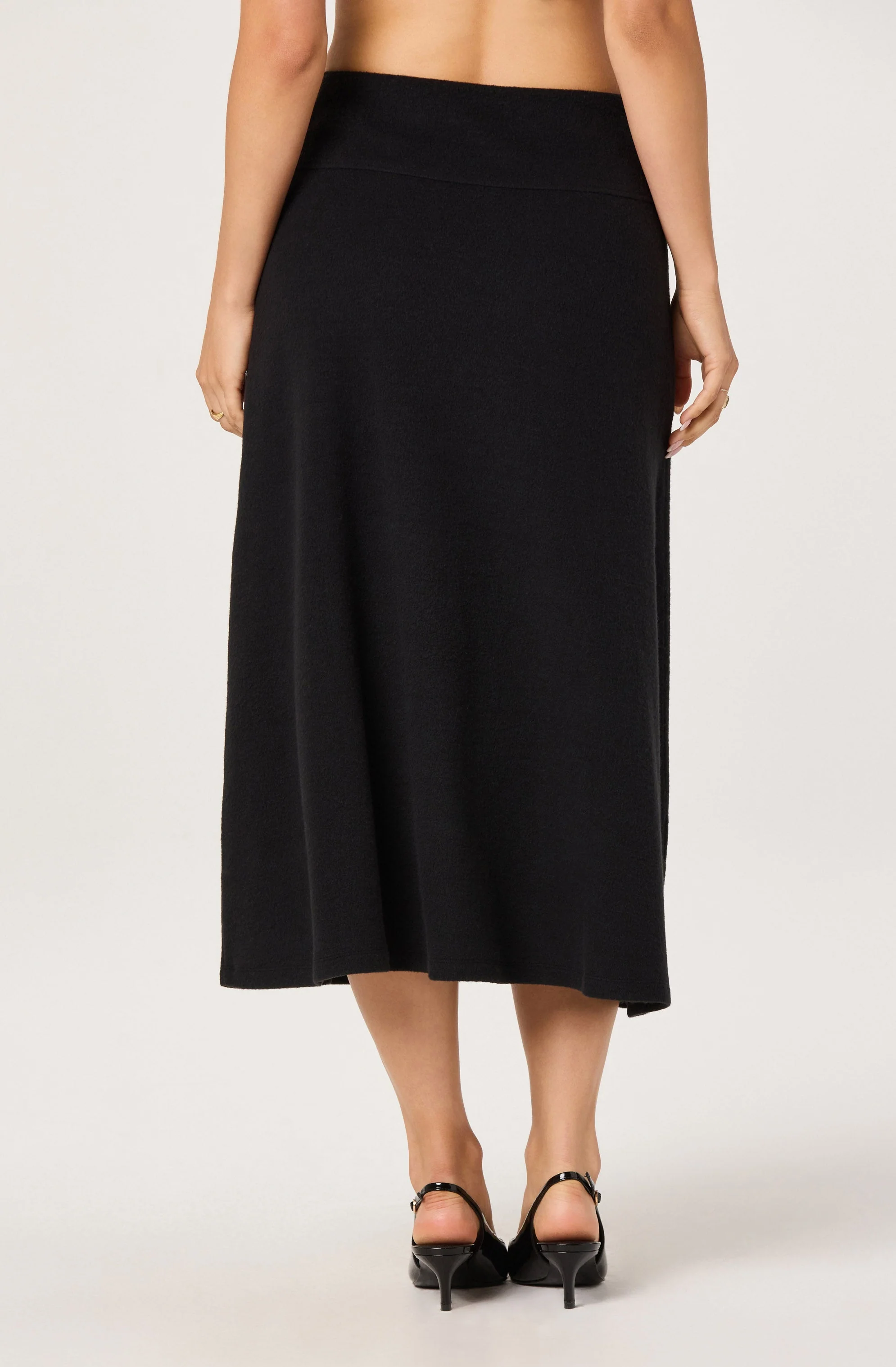 Knit A-line Midi Skirt - Image 2