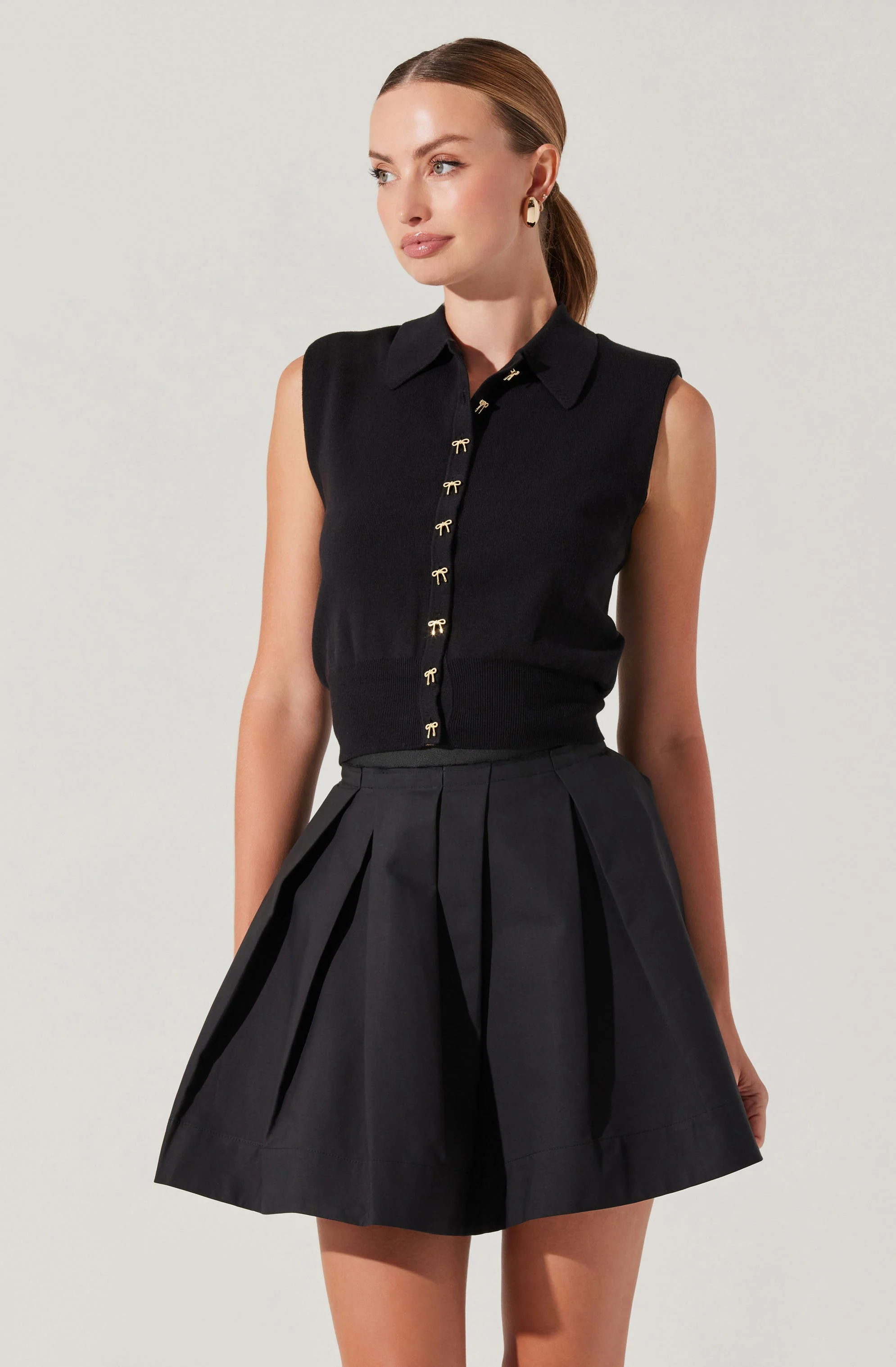 Kori Bow Embellished Sweater Top - Image 13