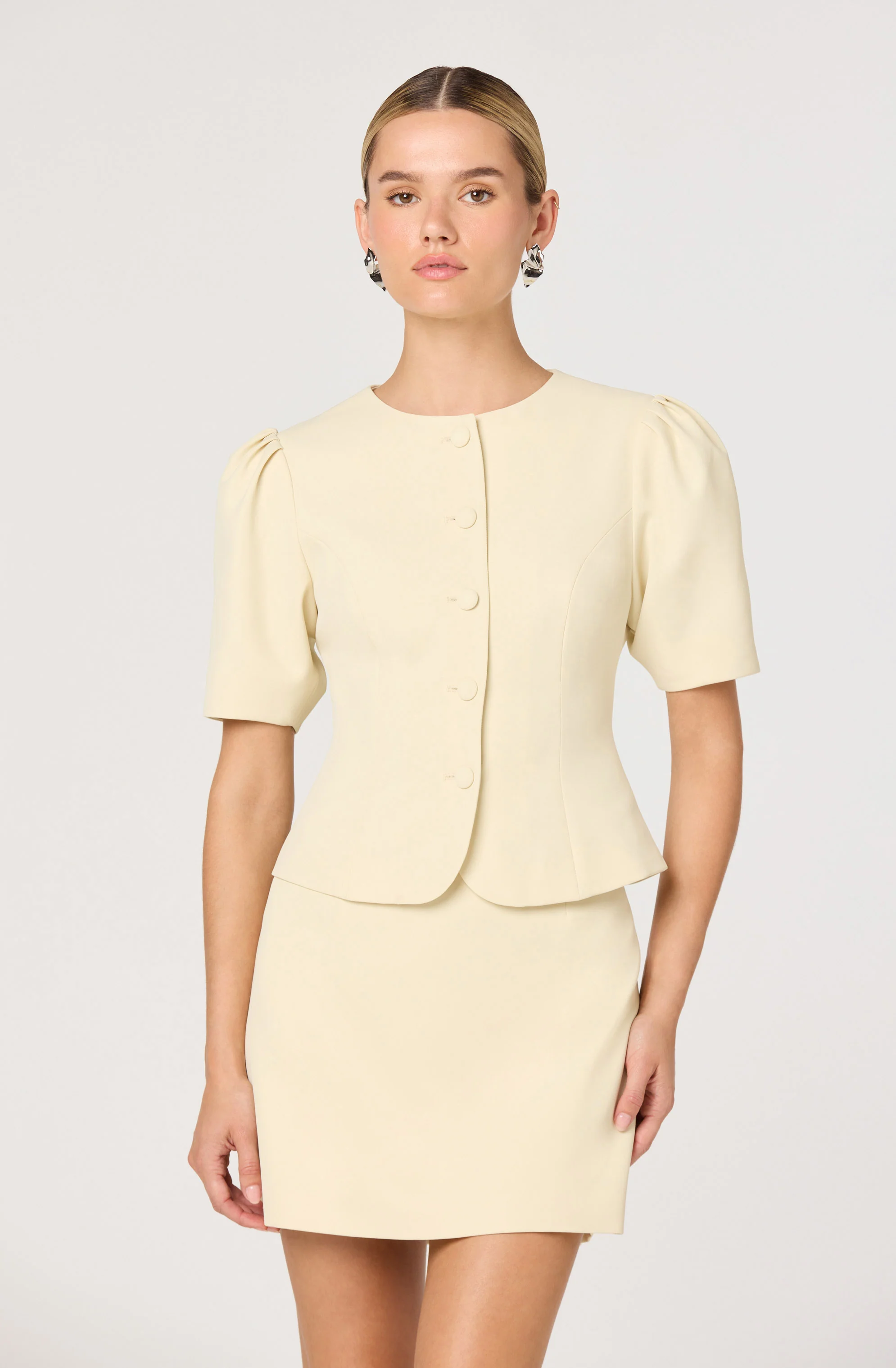 Kristina Puff Sleeve Lady Jacket - Image 2