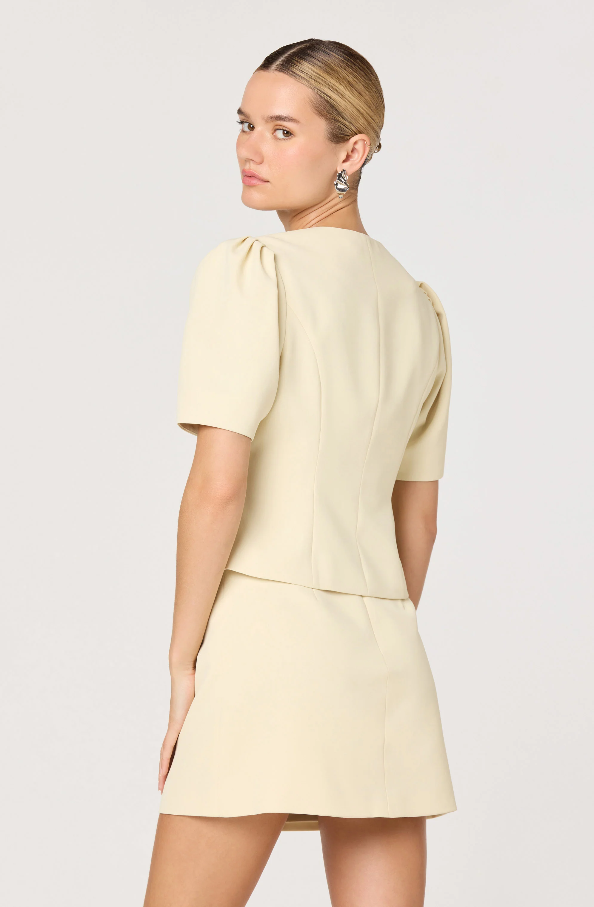 Kristina Puff Sleeve Lady Jacket - Image 3