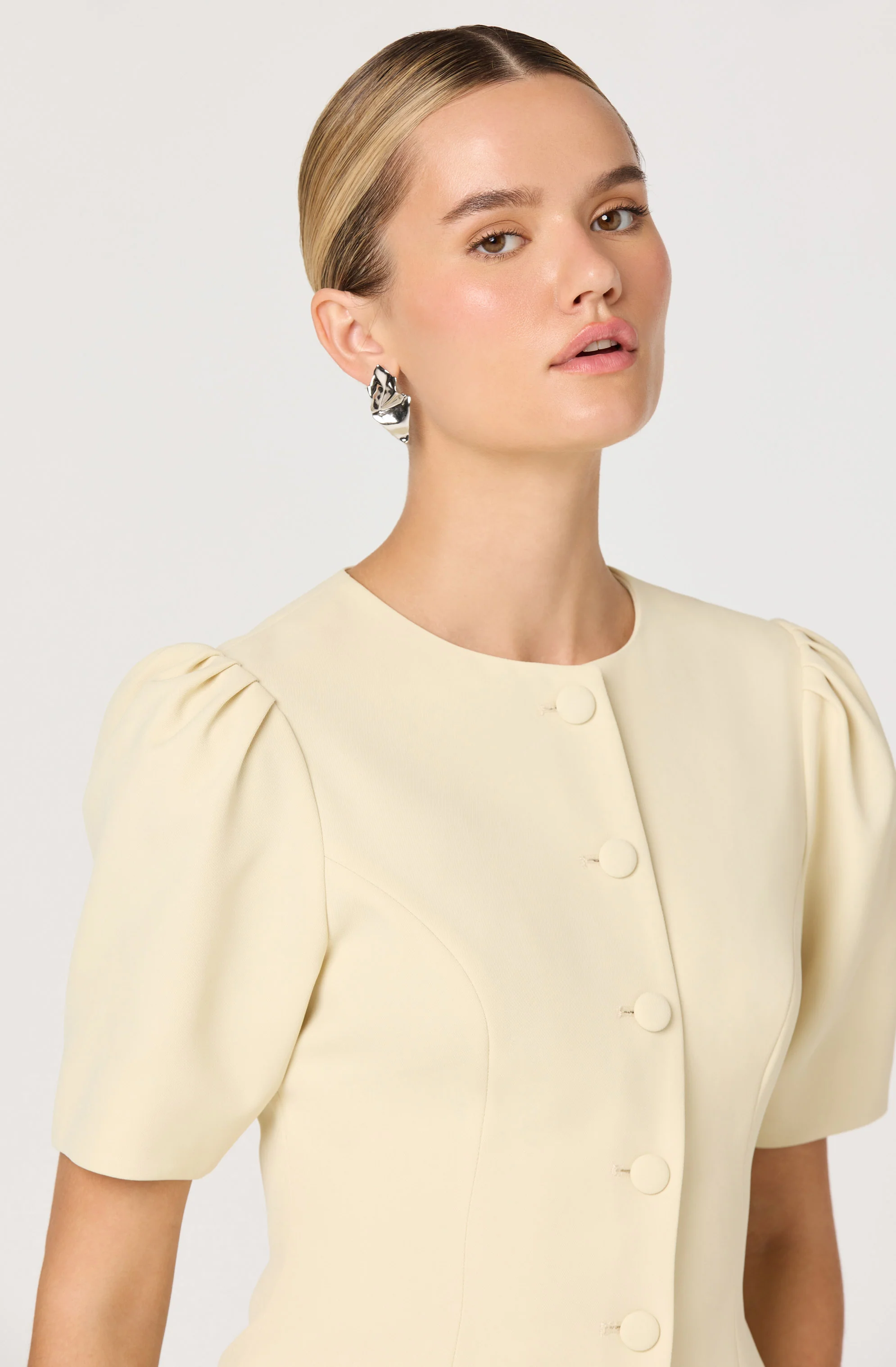 Kristina Puff Sleeve Lady Jacket - Image 5