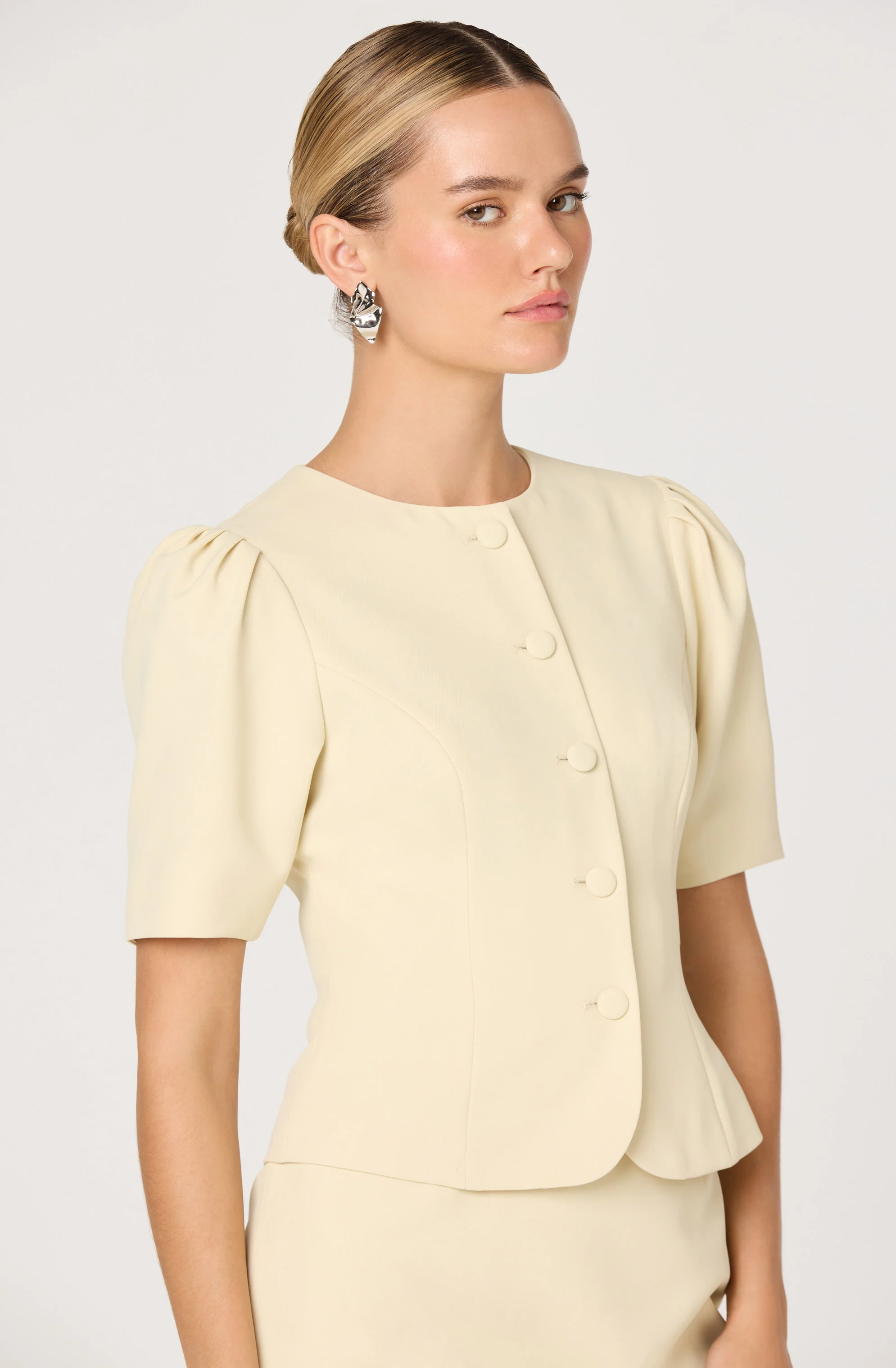 Kristina Puff Sleeve Lady Jacket - Image 6