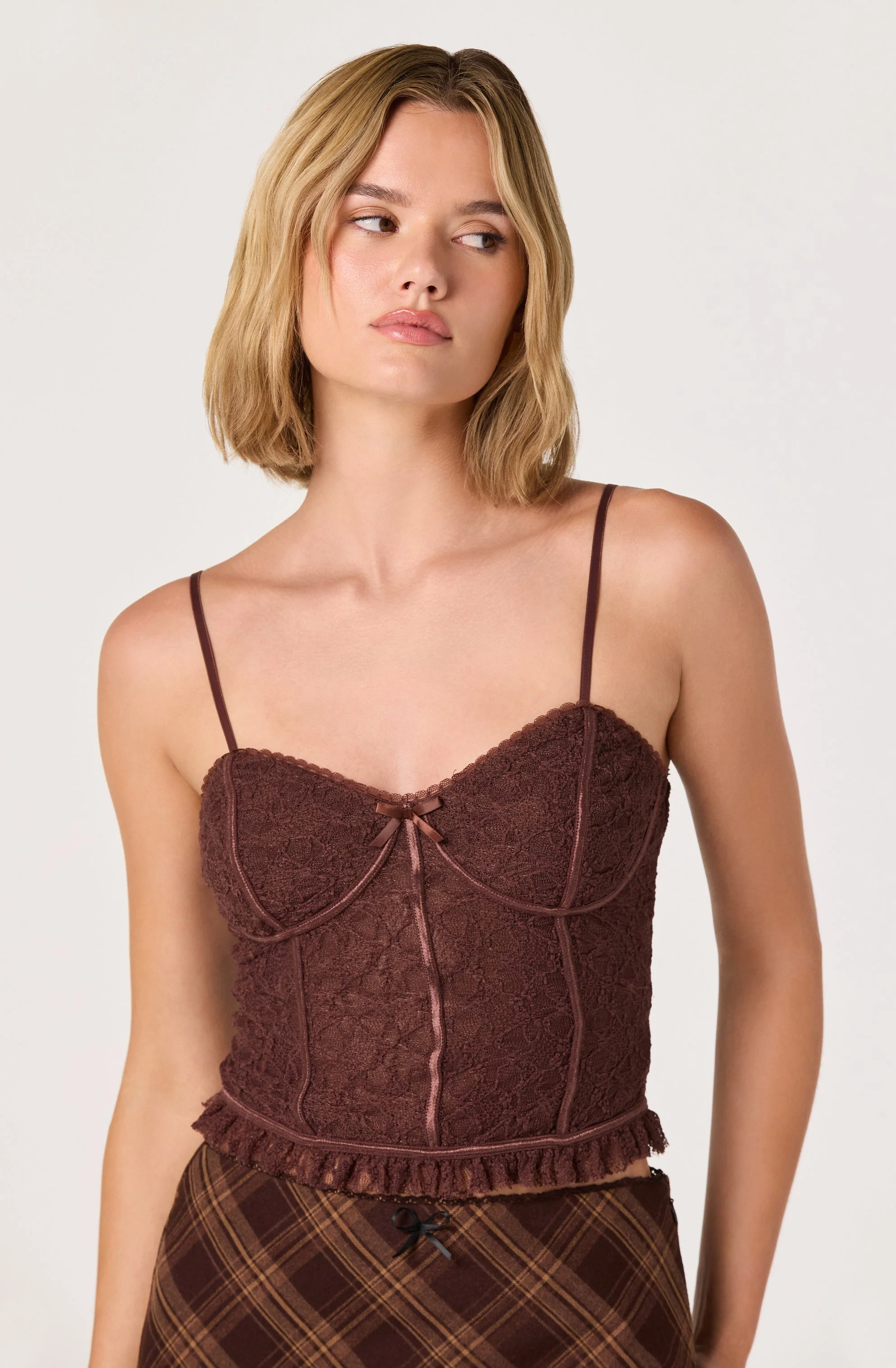 Lace Sweetheart Bustier Top - Image 10