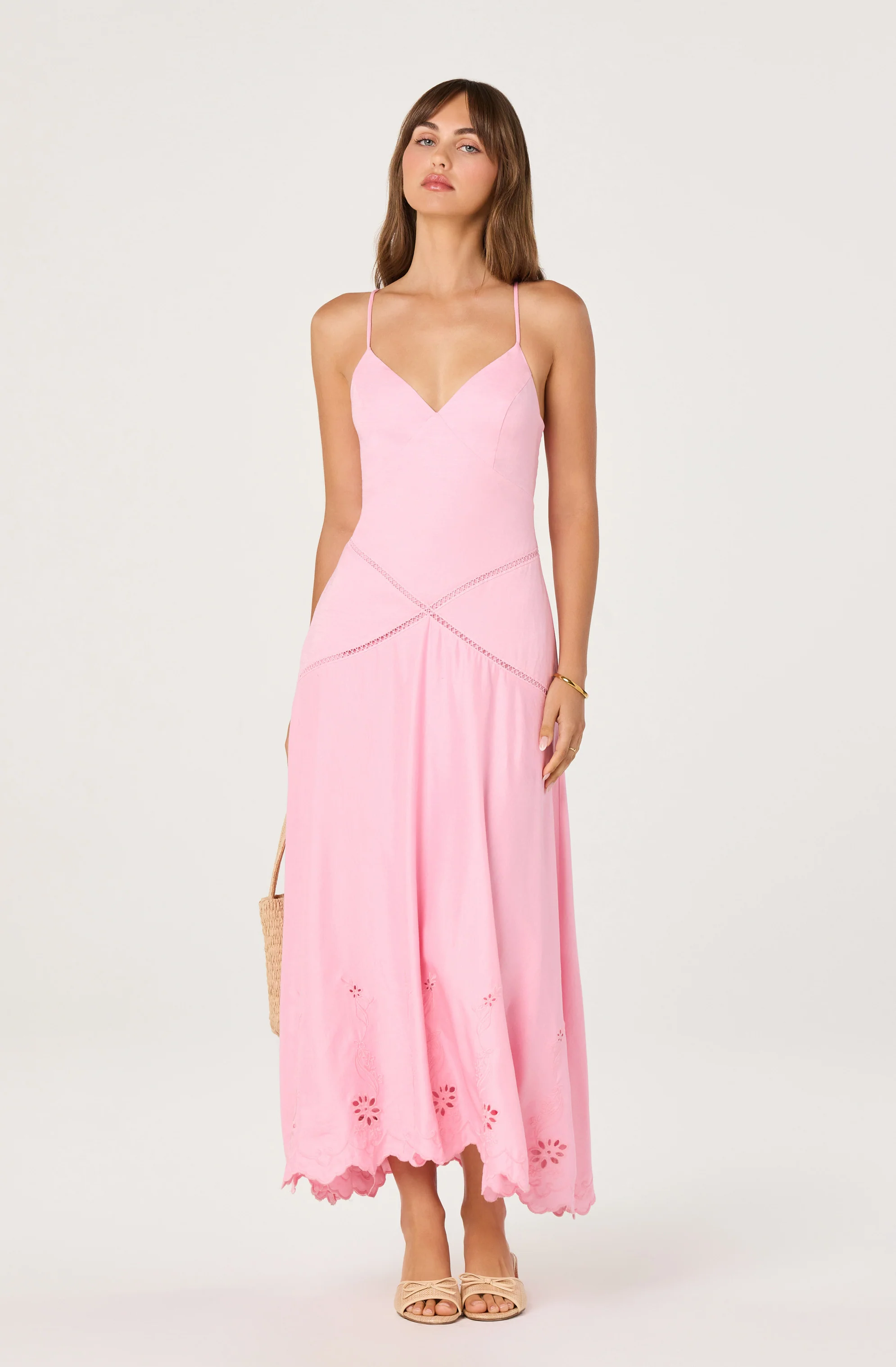 Lainey Eyelet Midi Dress - Image 10
