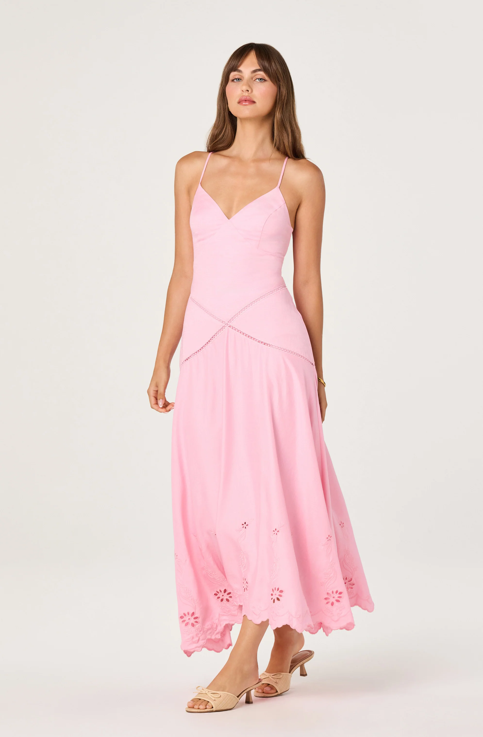 Lainey Eyelet Midi Dress - Image 8