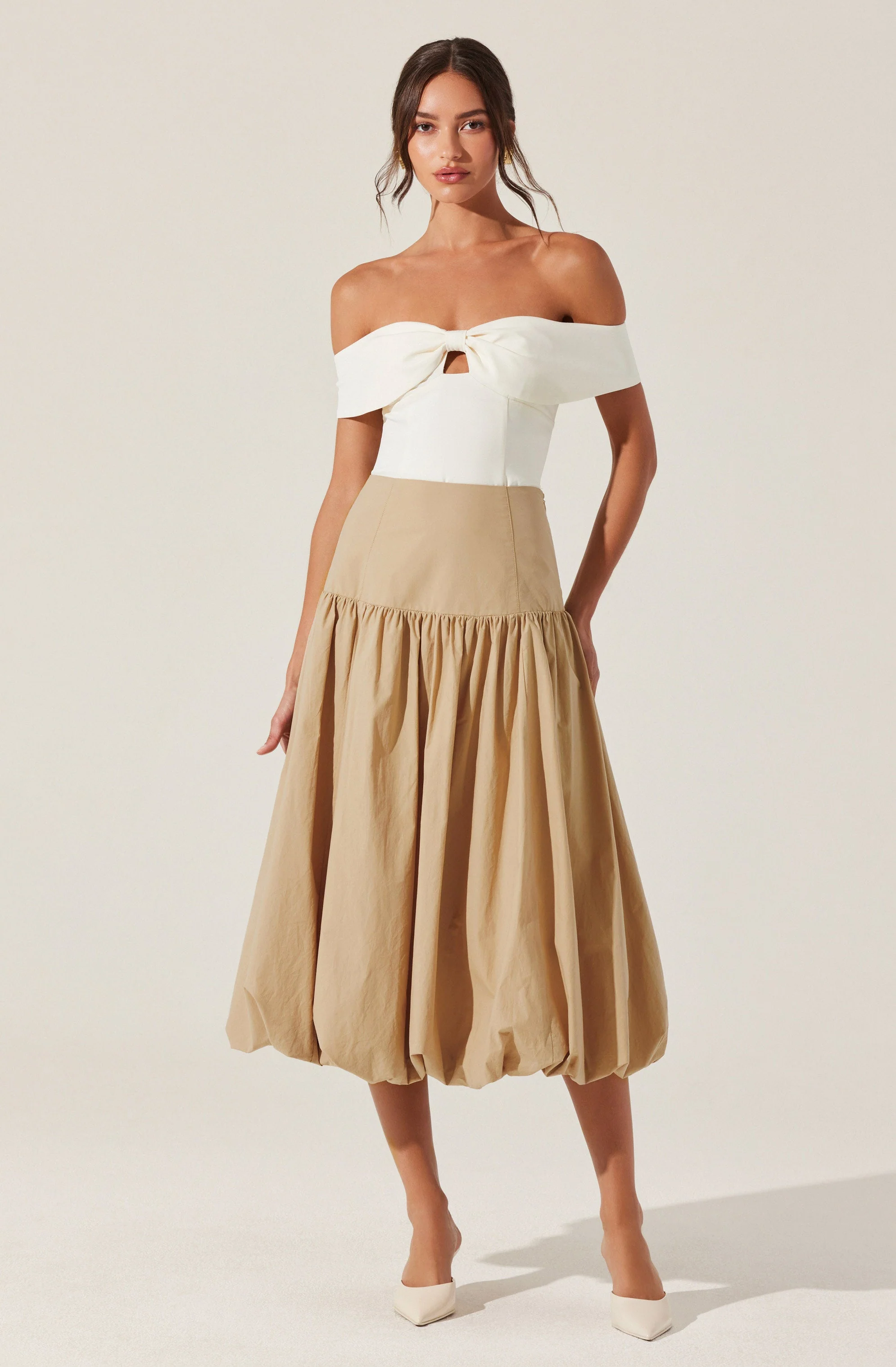 Laryn Drop Waist Bubble Skirt - Image 4