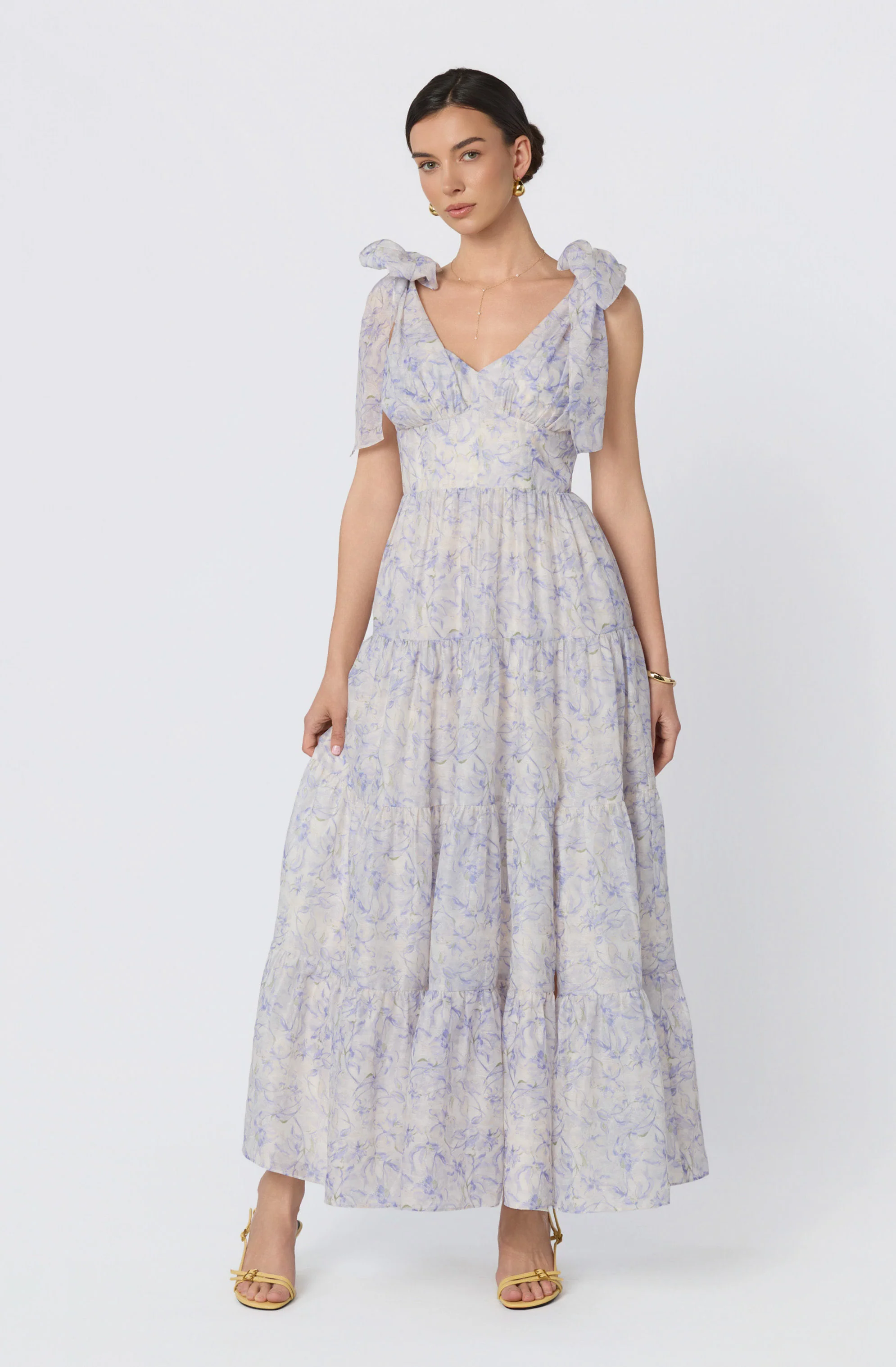 Lenora Floral Tiered Maxi Dress - Image 2