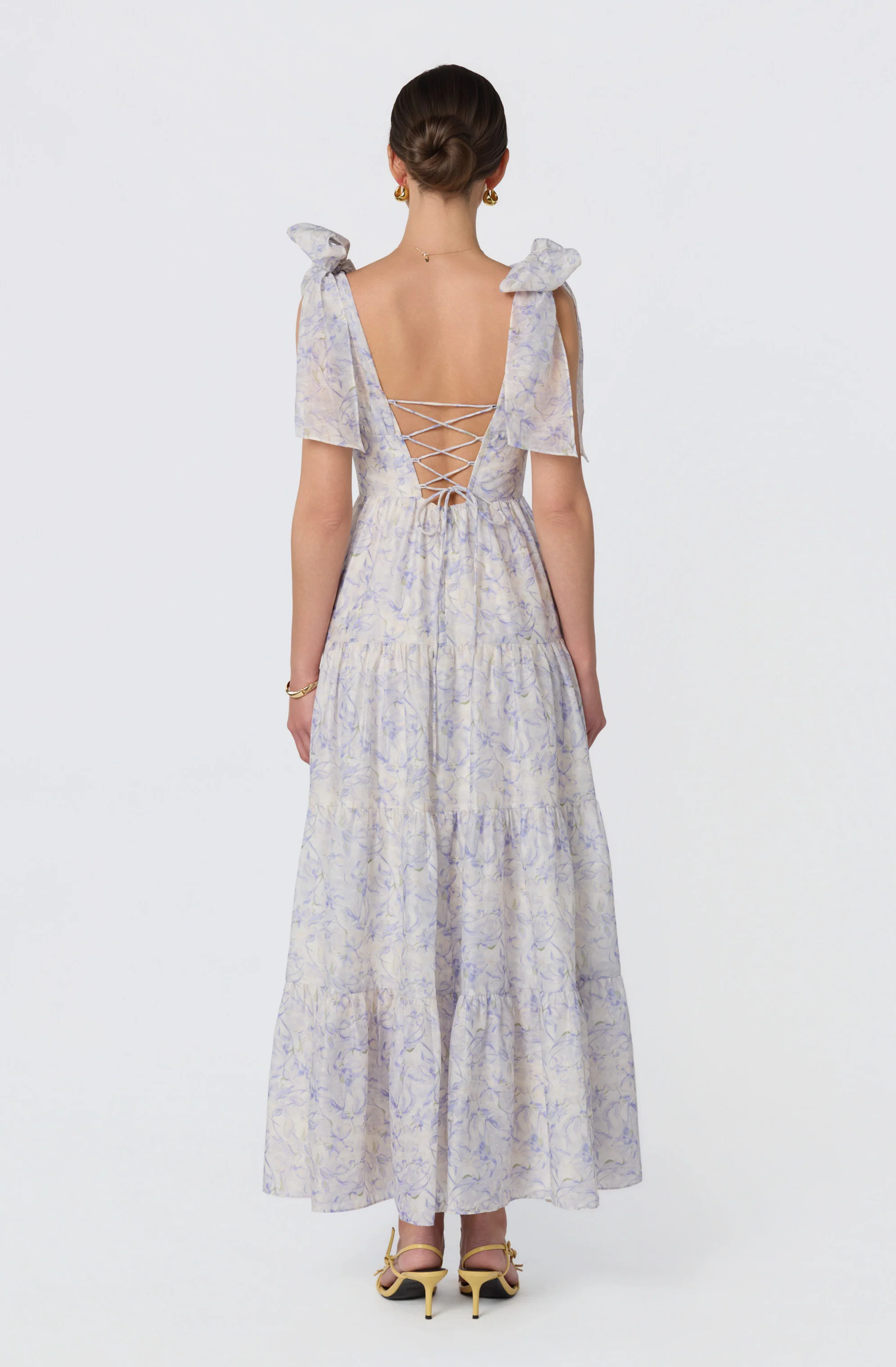Lenora Floral Tiered Maxi Dress - Image 3