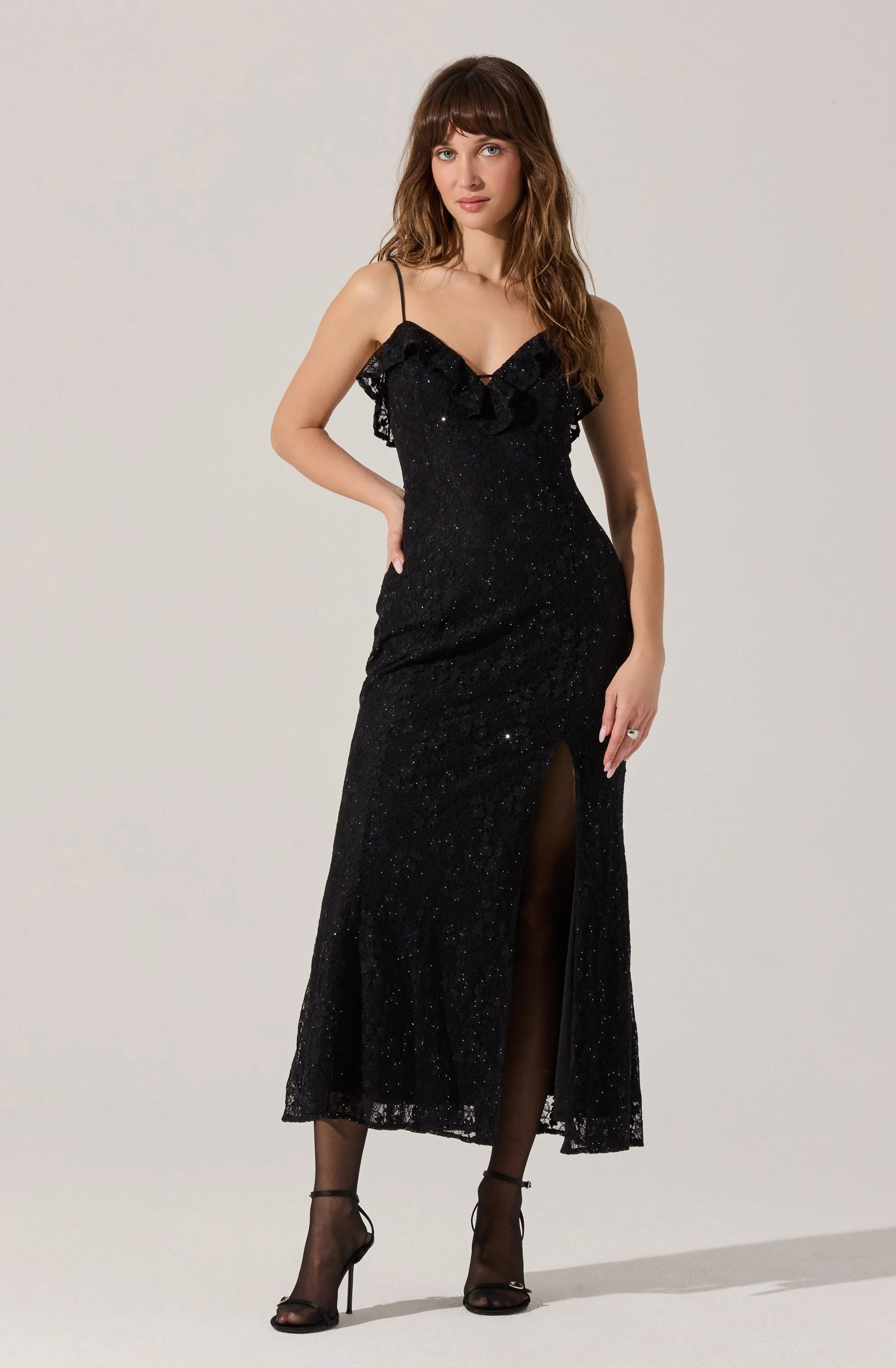 Leonie Floral Lace Maxi Dress - Image 11