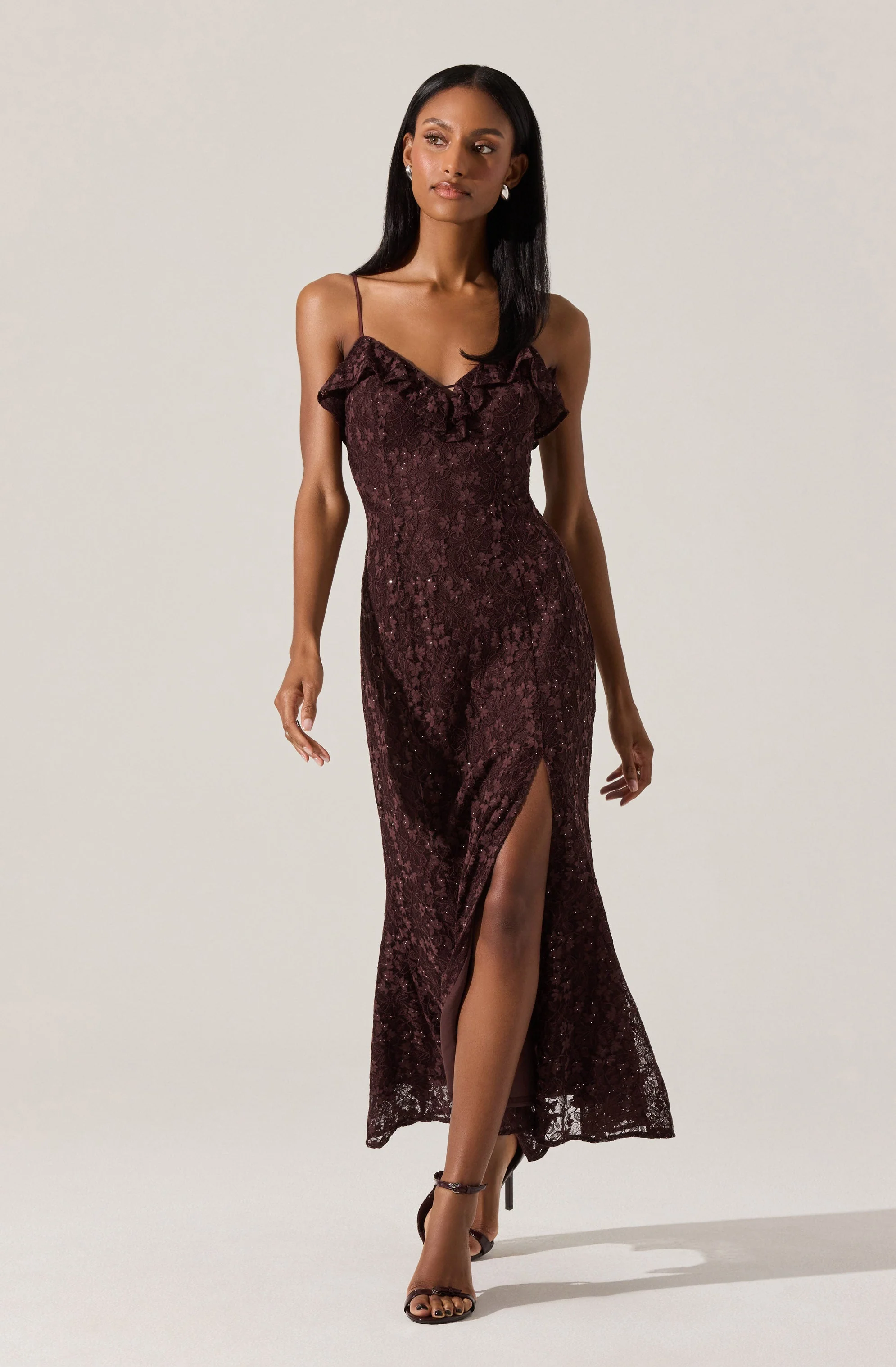Leonie Floral Lace Maxi Dress - Image 6