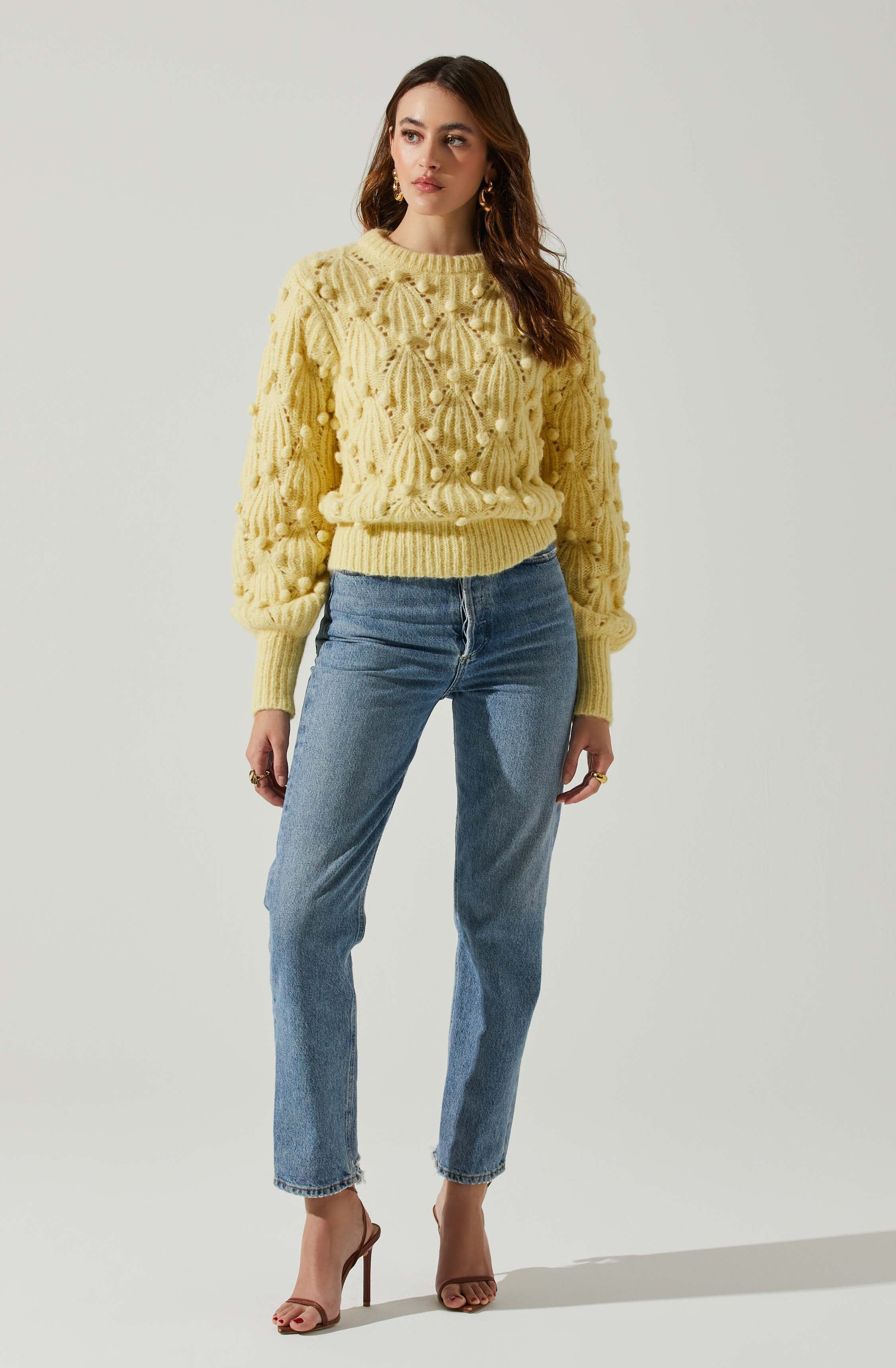 Lexi Pom Pom Embellished Sweater - Image 10
