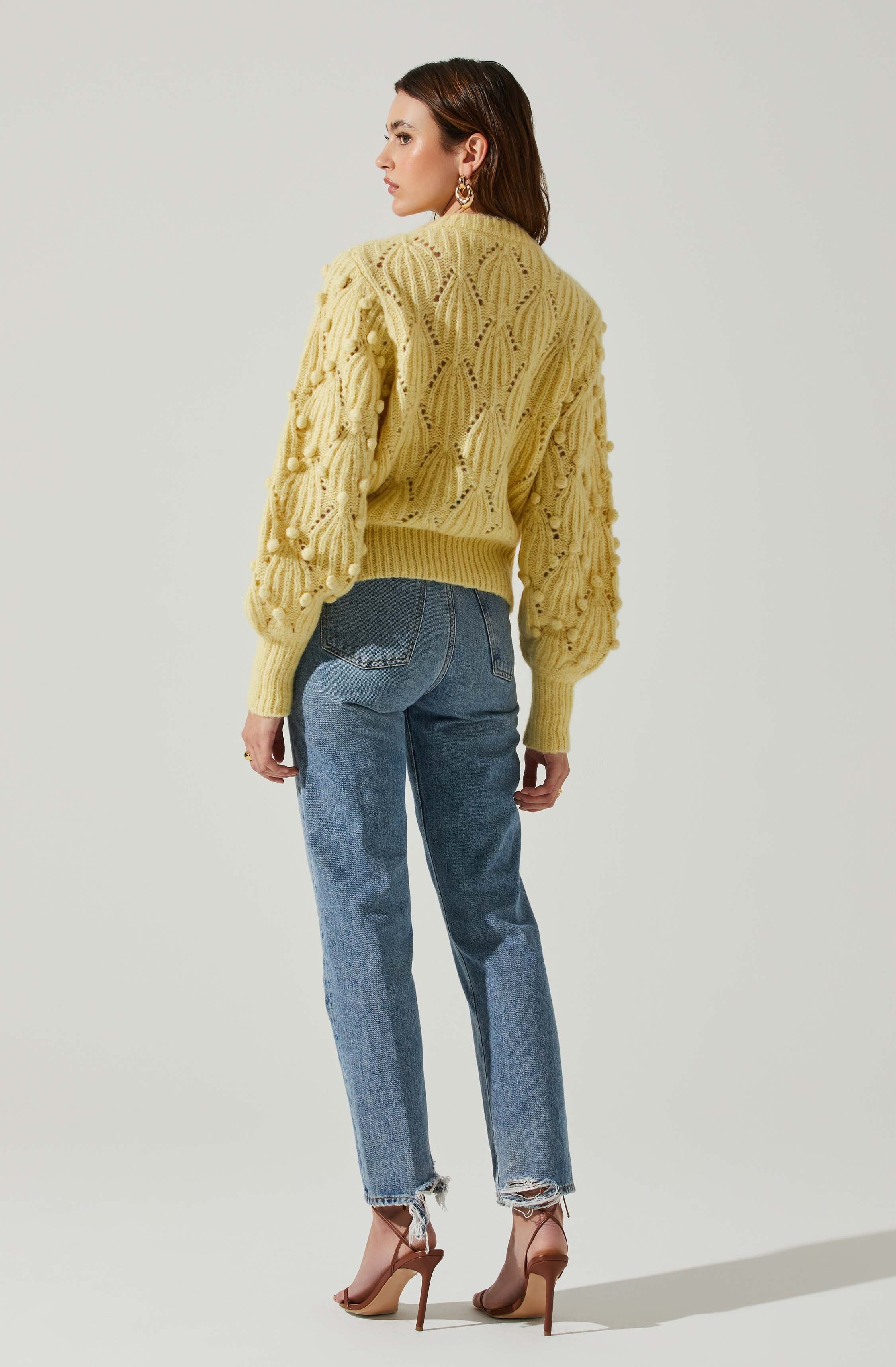 Lexi Pom Pom Embellished Sweater - Image 11