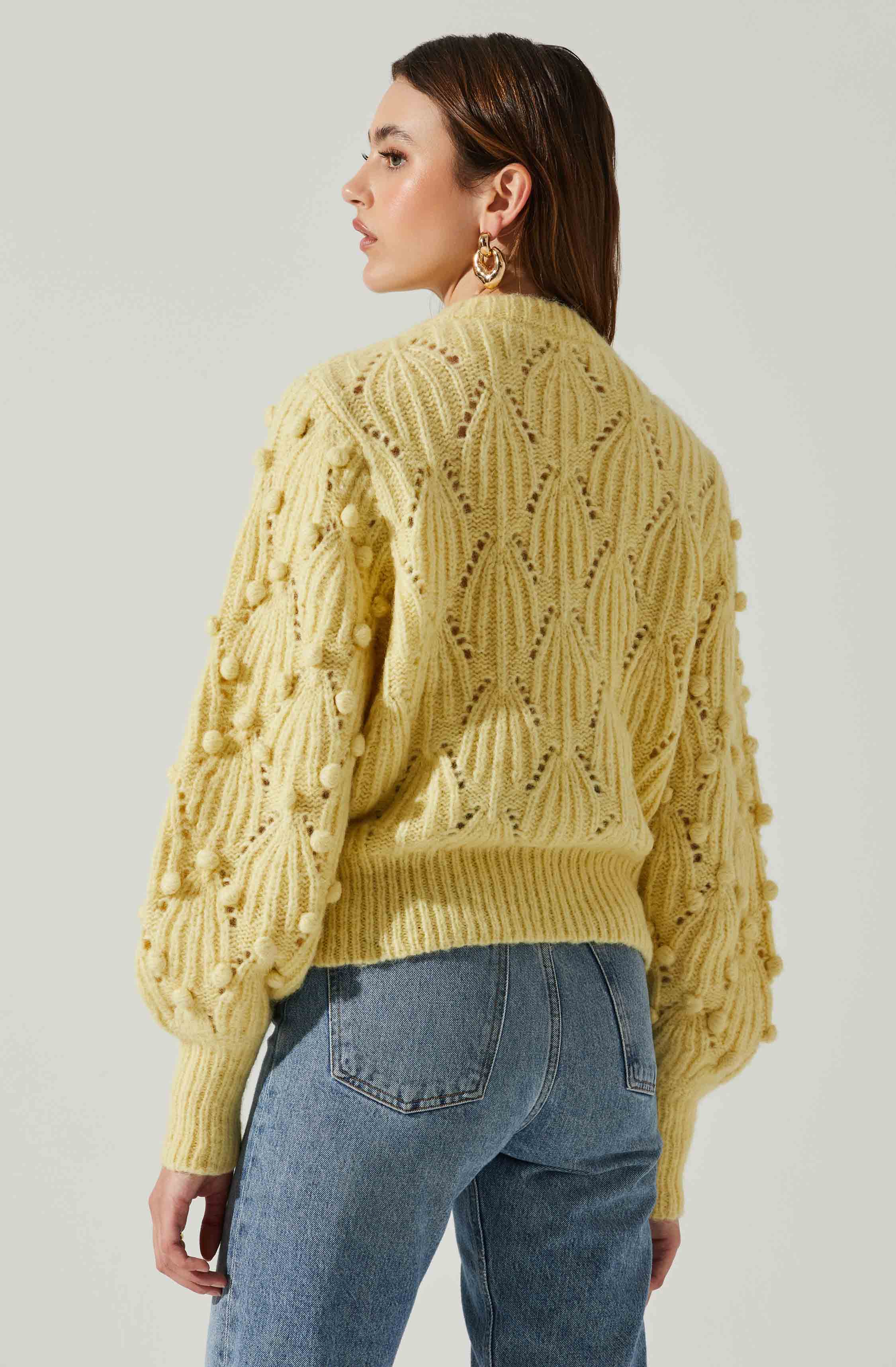 Lexi Pom Pom Embellished Sweater - Image 12