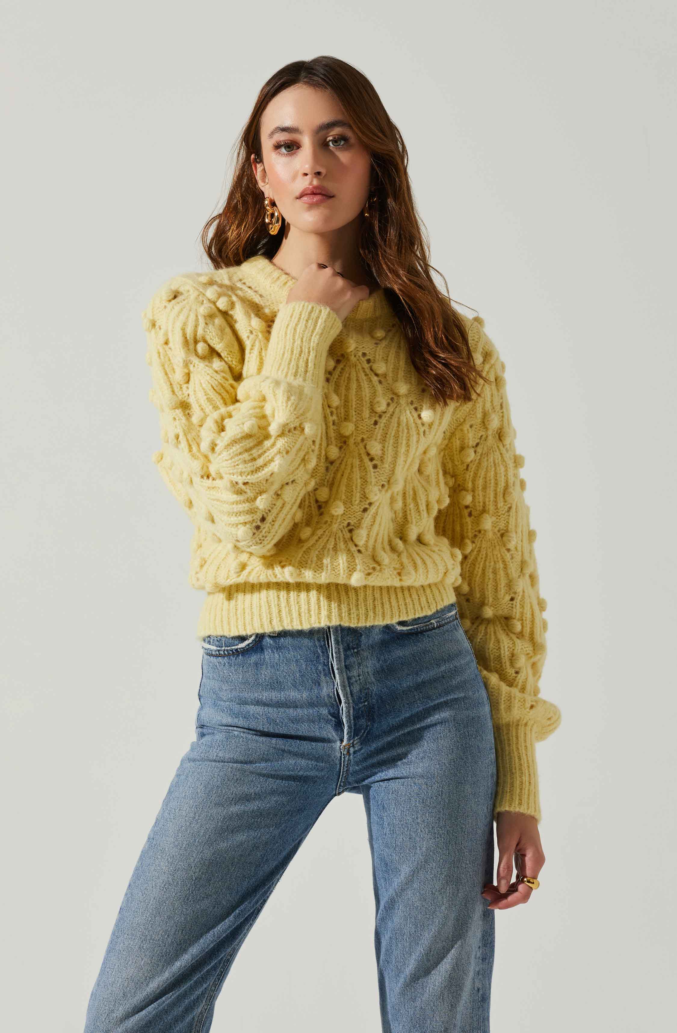 Lexi Pom Pom Embellished Sweater - Image 7