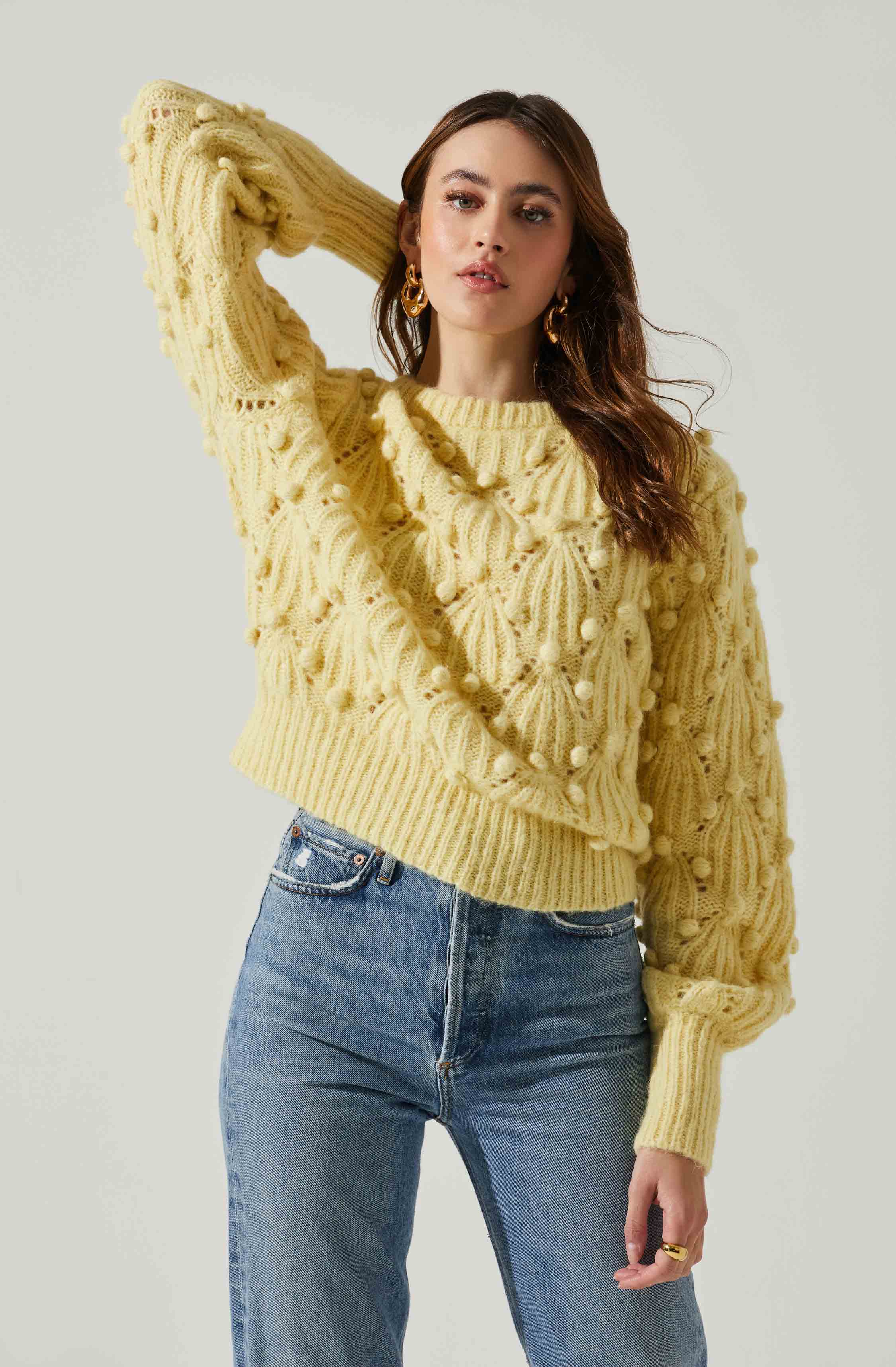 Lexi Pom Pom Embellished Sweater - Image 9