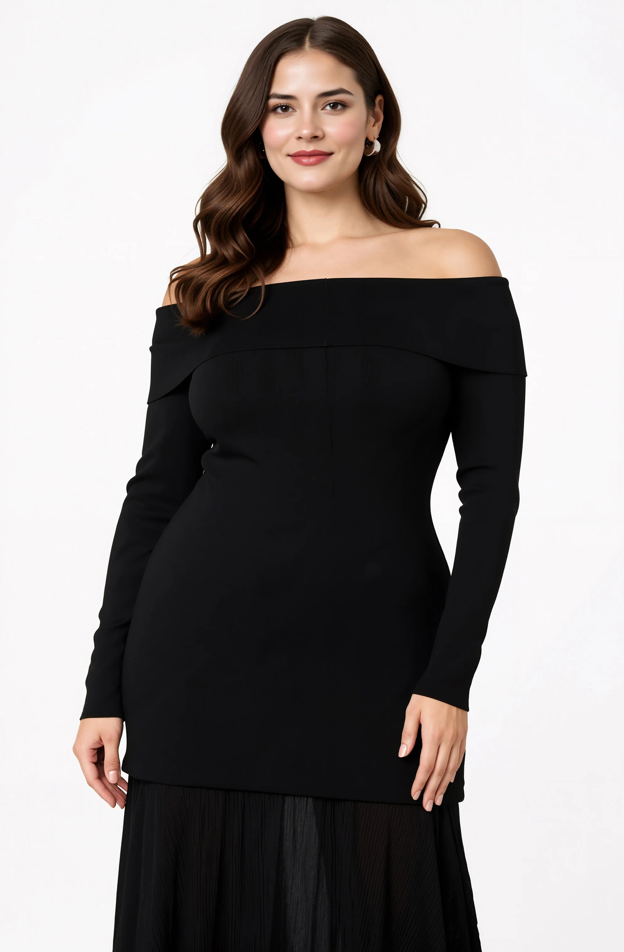 Lidia Off-Shoulder Pleated Midi Dress - Image 14