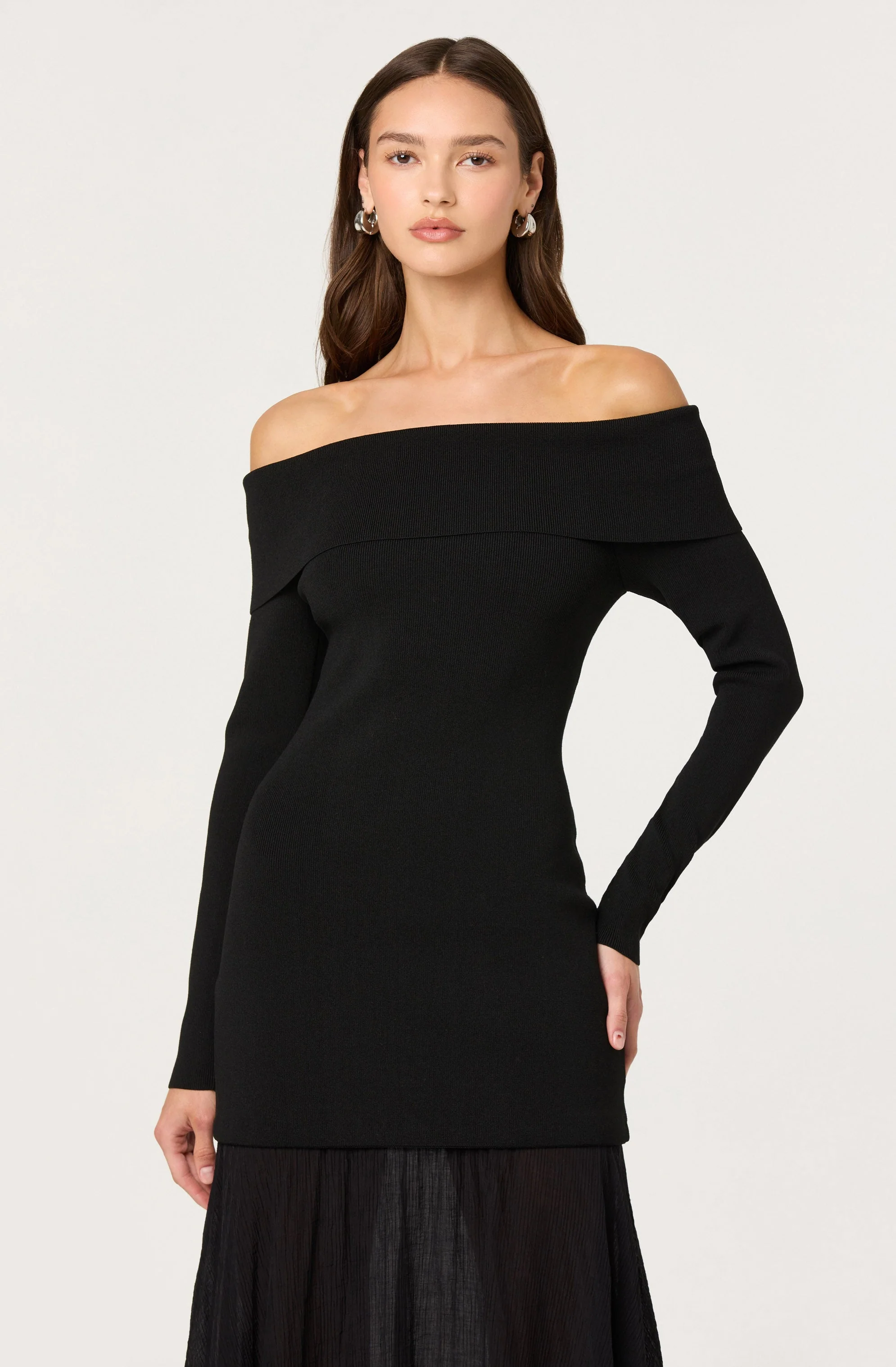 Lidia Off-Shoulder Pleated Midi Dress - Image 8
