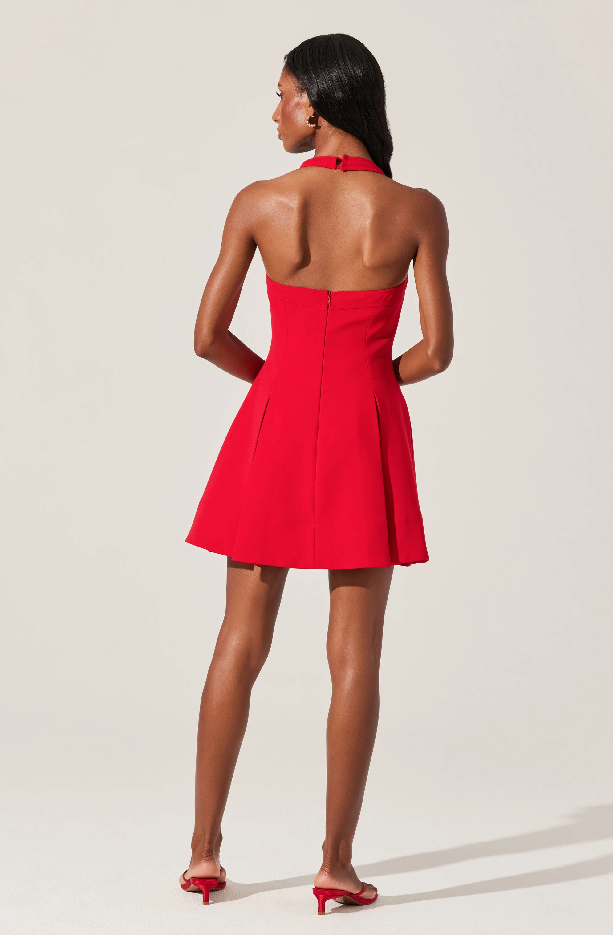 Lilibeth Halter Neck Mini Dress - Image 10