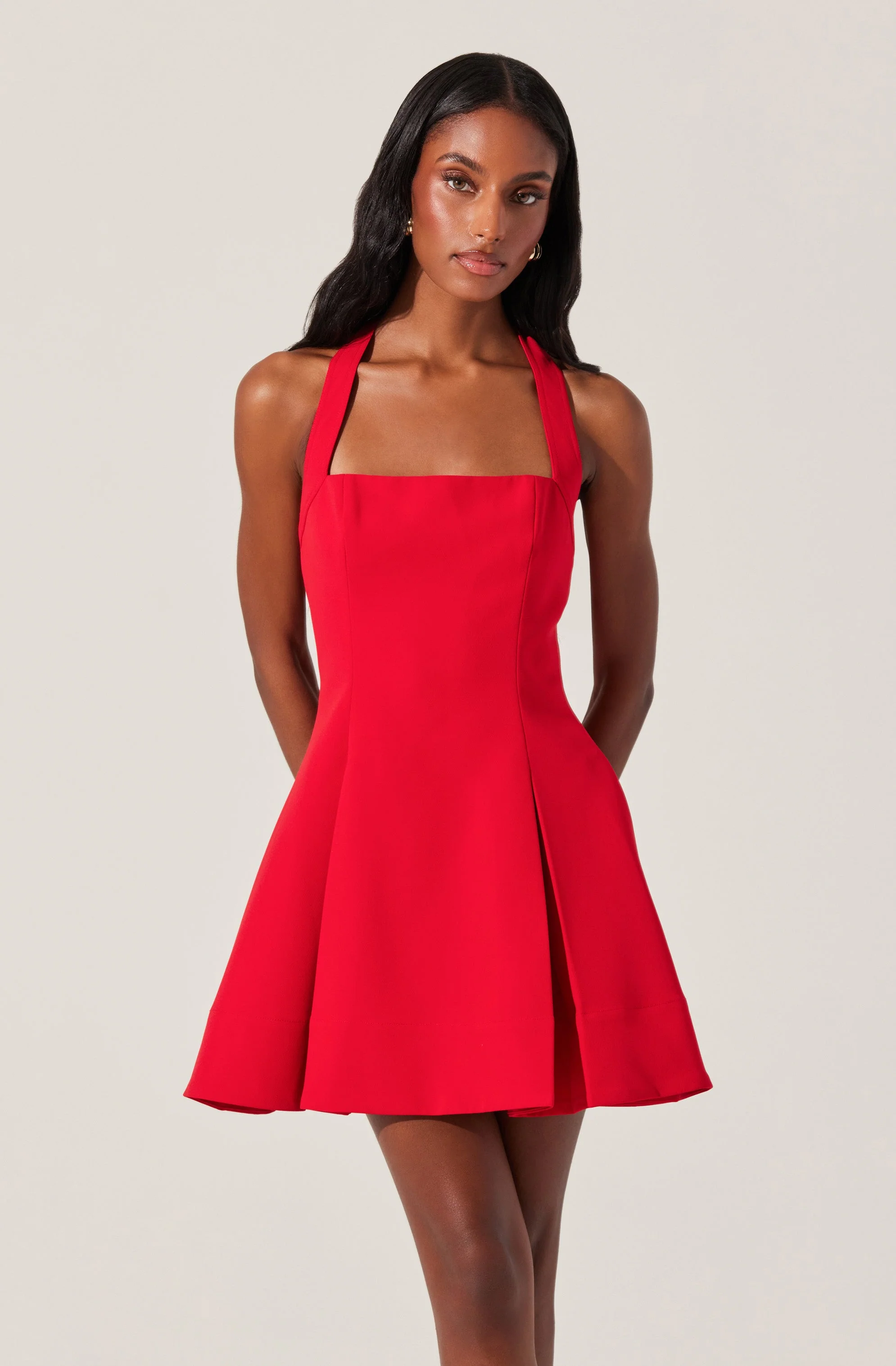 Lilibeth Halter Neck Mini Dress - Image 7