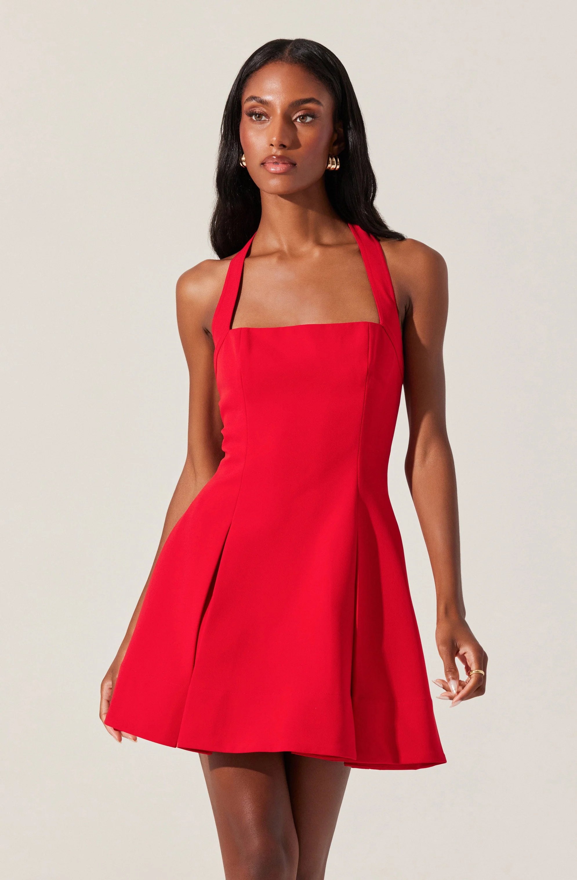 Lilibeth Halter Neck Mini Dress - Image 9