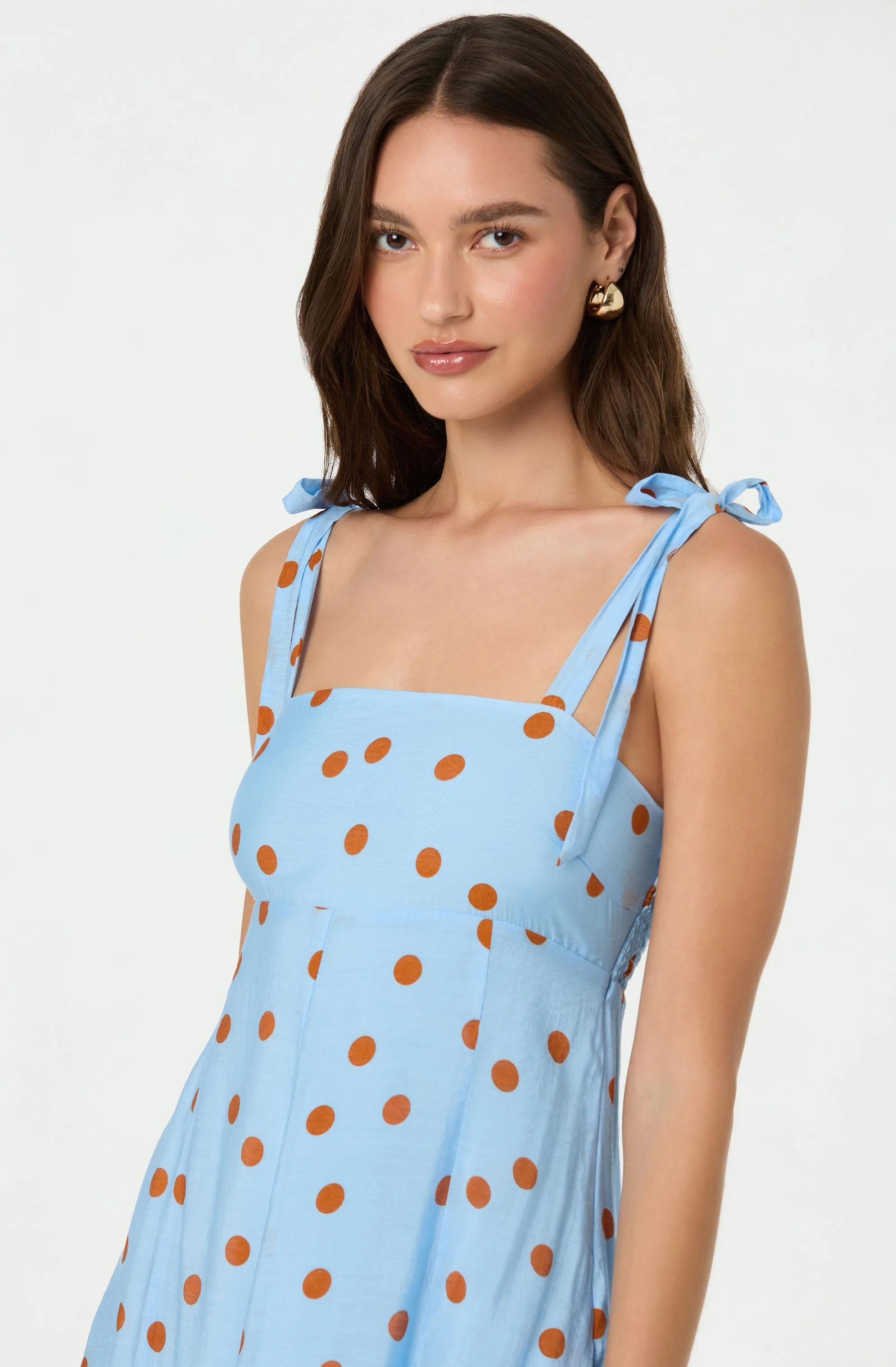 Lilliana Polka Dot Midi Dress - Image 3