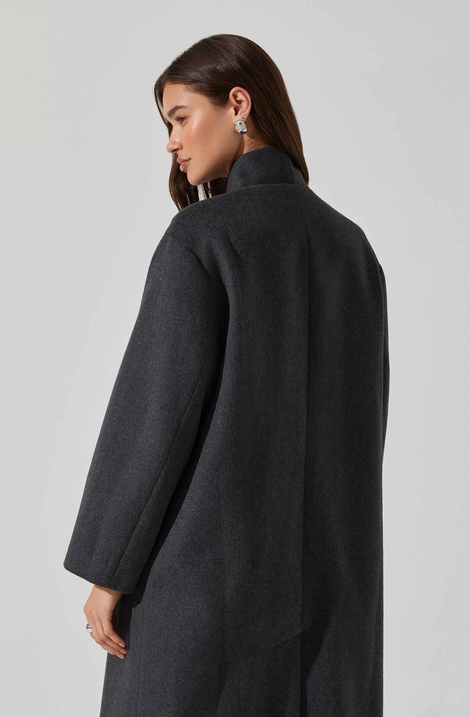 Londyn Scarf Longline Coat - Image 5