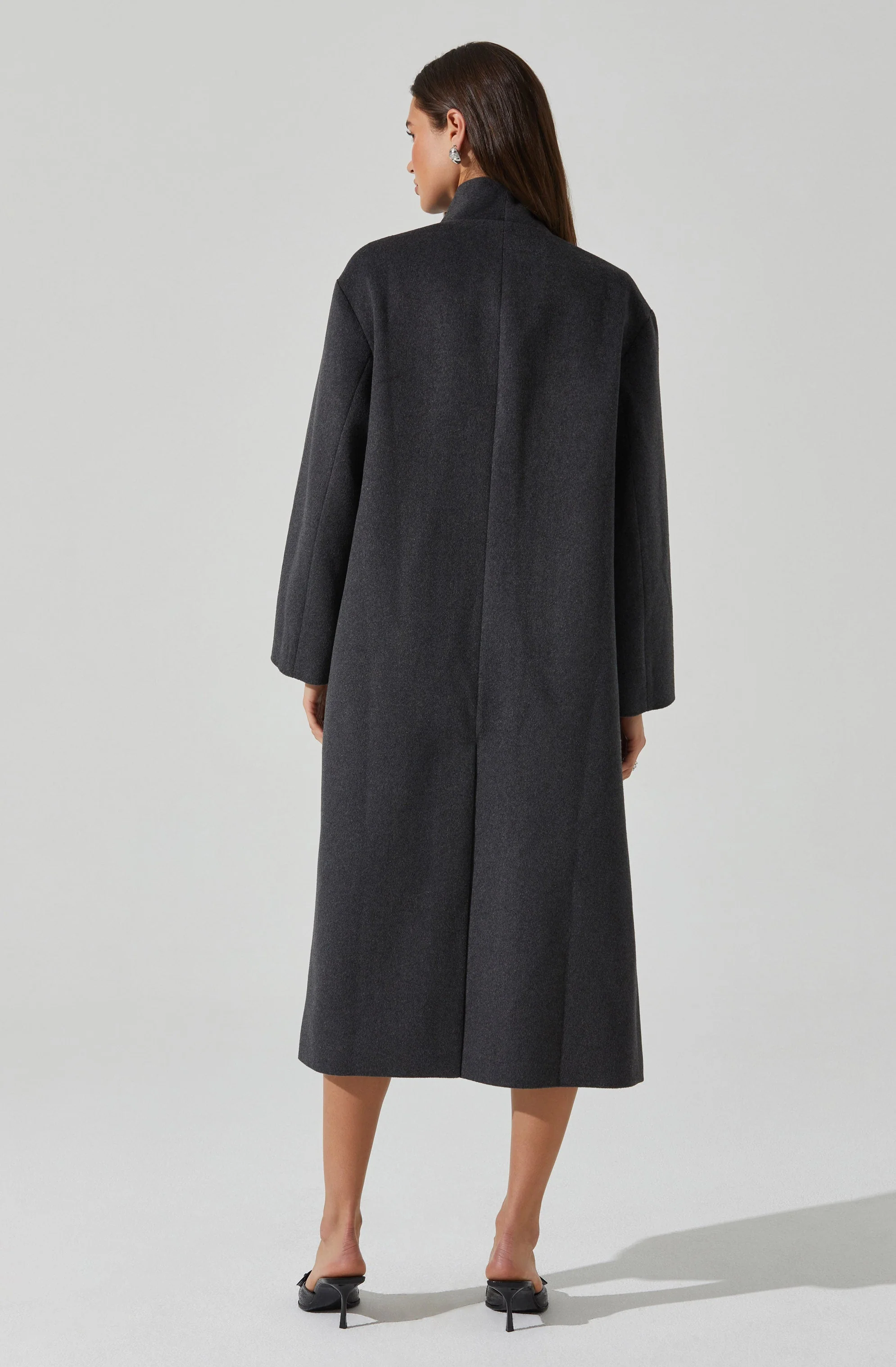 Londyn Scarf Longline Coat - Image 6