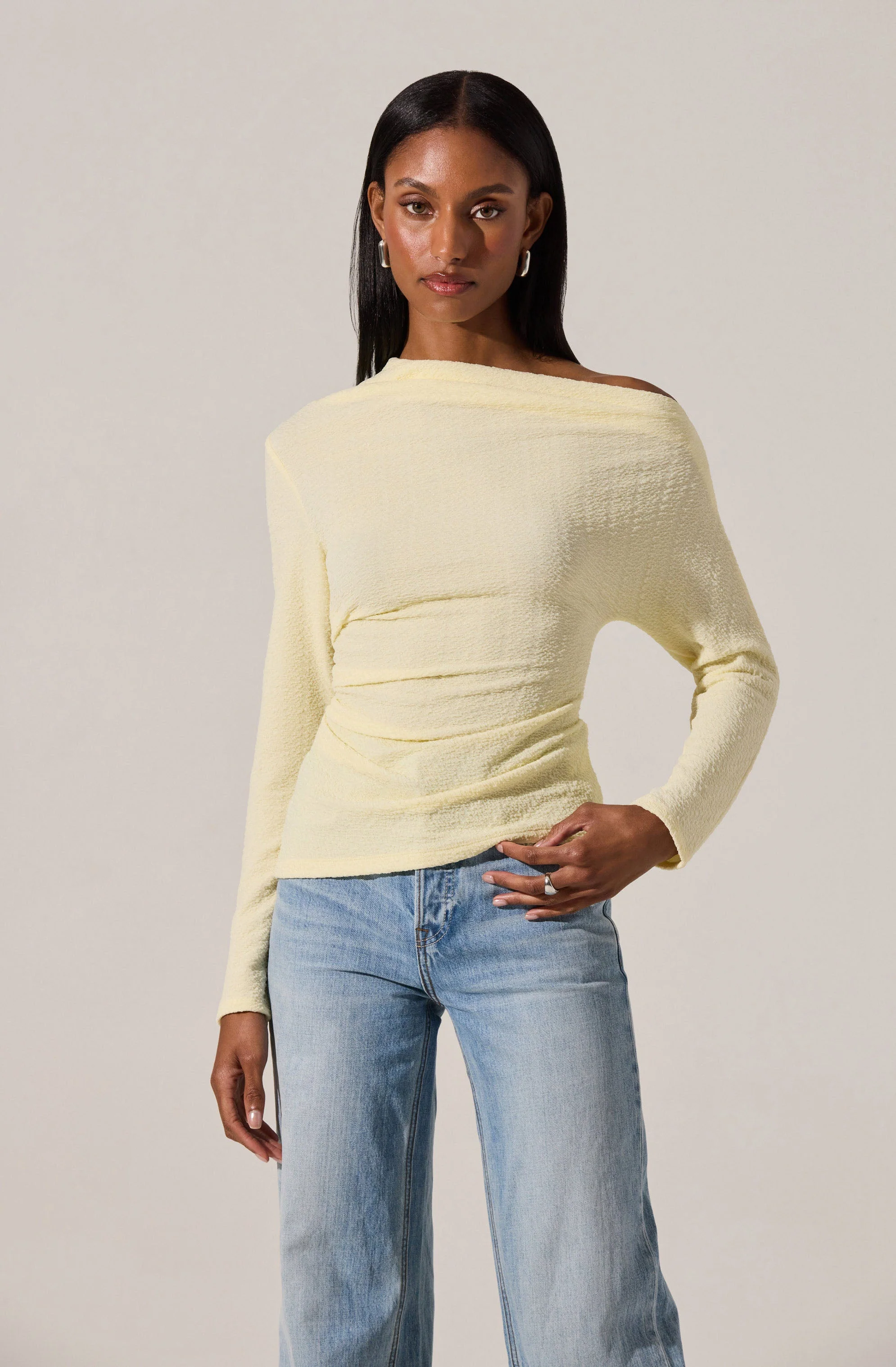 Textured Off Shoulder Top - Image 14