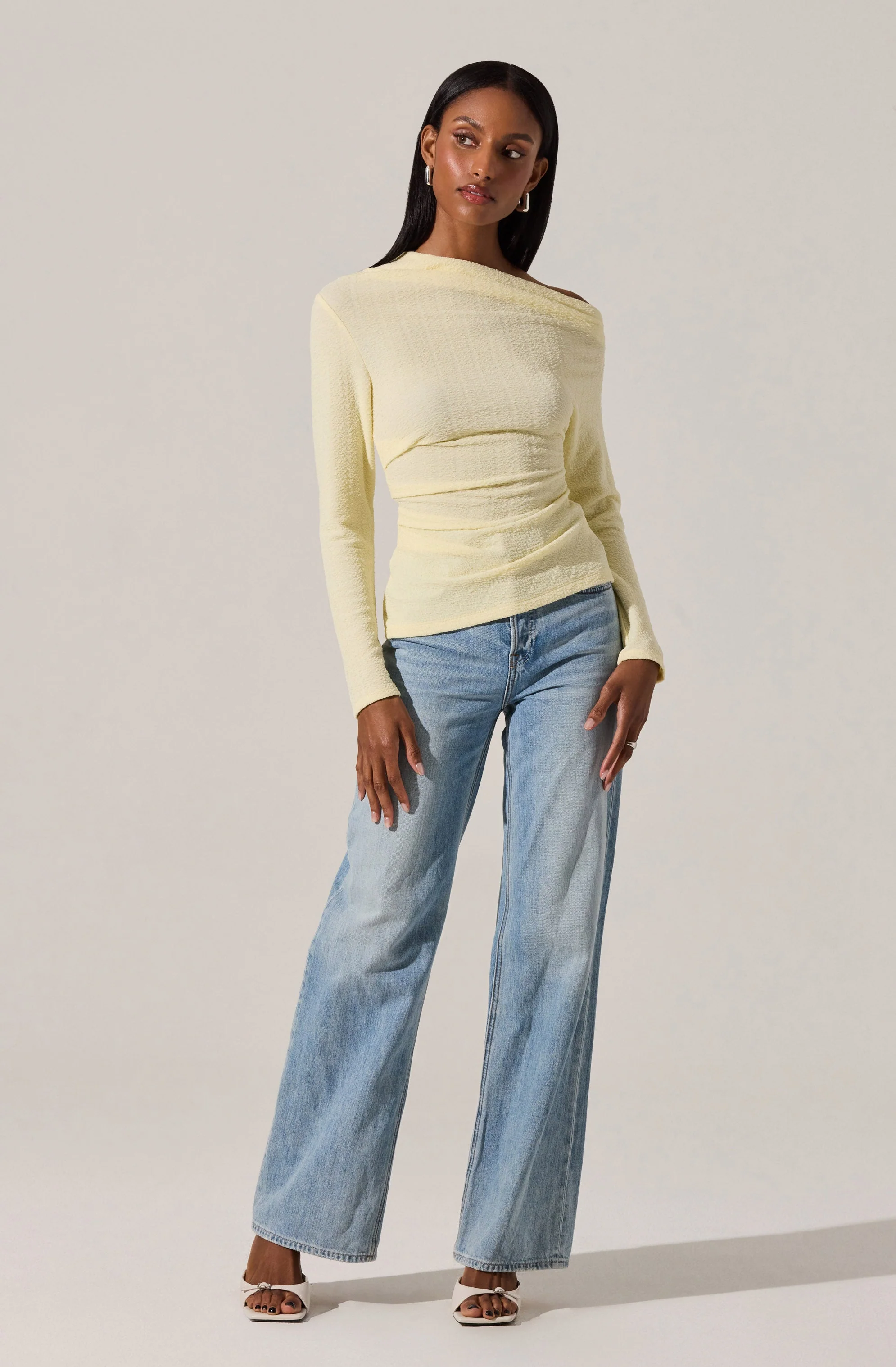 Textured Off Shoulder Top - Image 15
