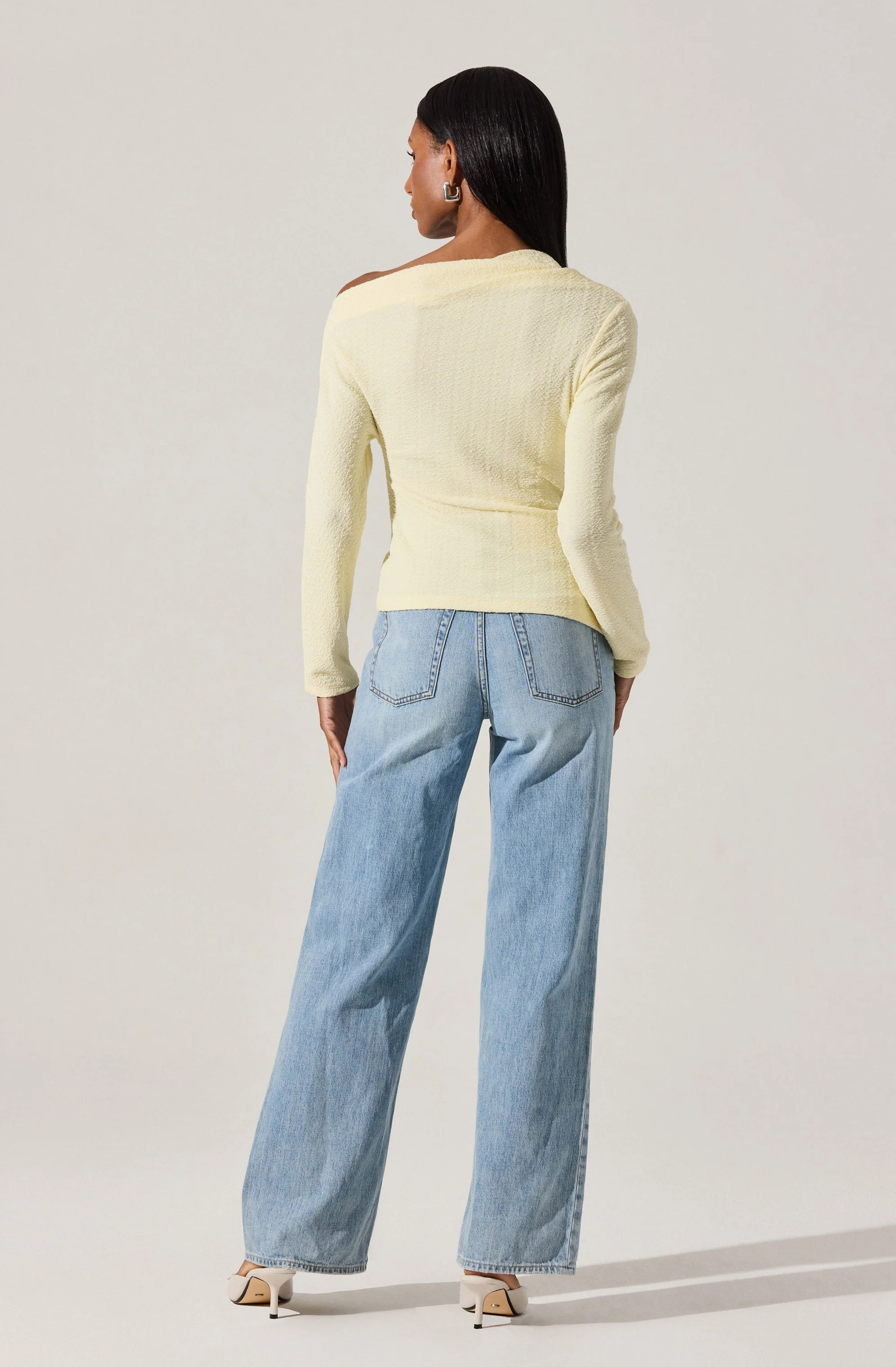 Textured Off Shoulder Top - Image 16