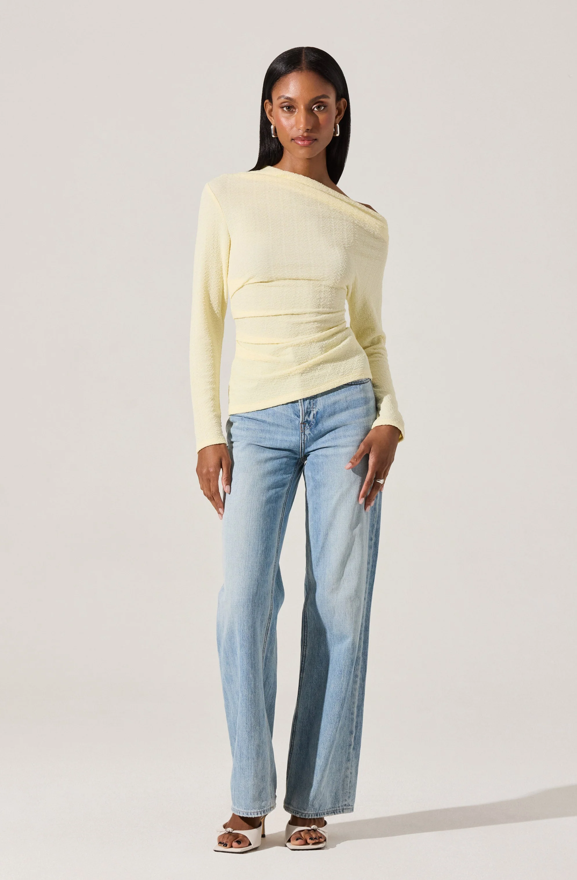 Textured Off Shoulder Top - Image 17