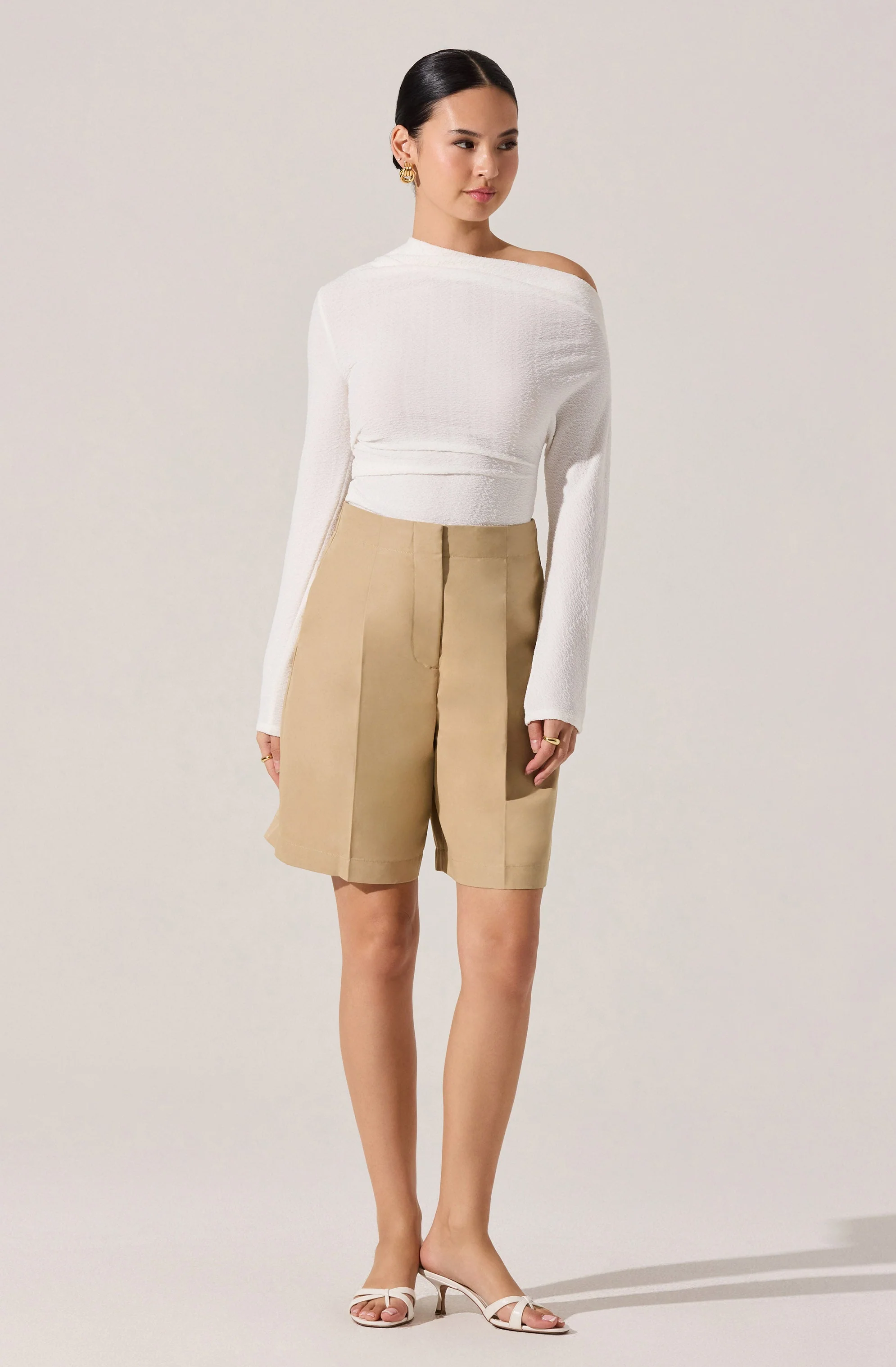 Textured Off Shoulder Top - Image 8