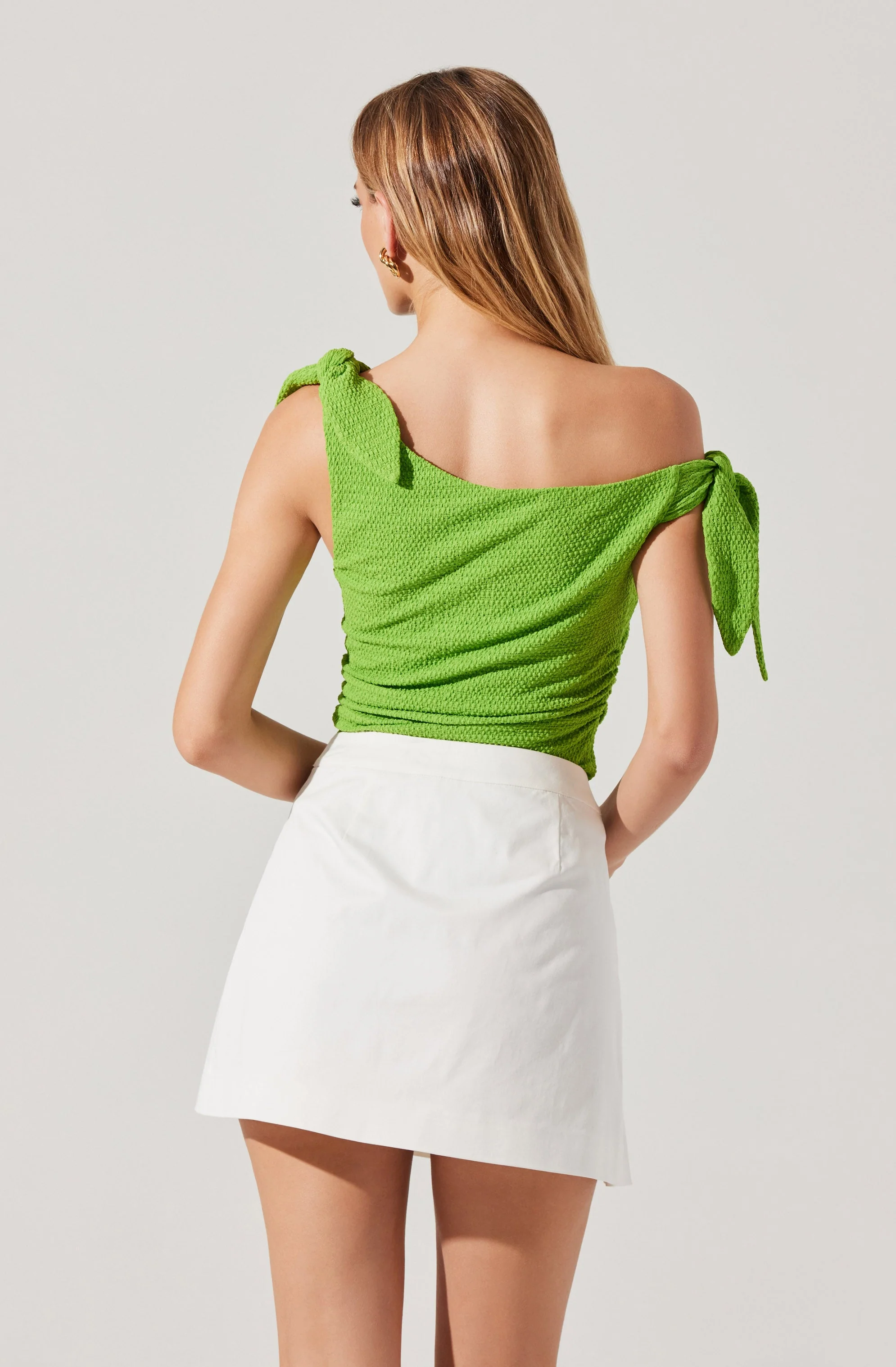Lora Textured Off Shoulder Top - Image 2