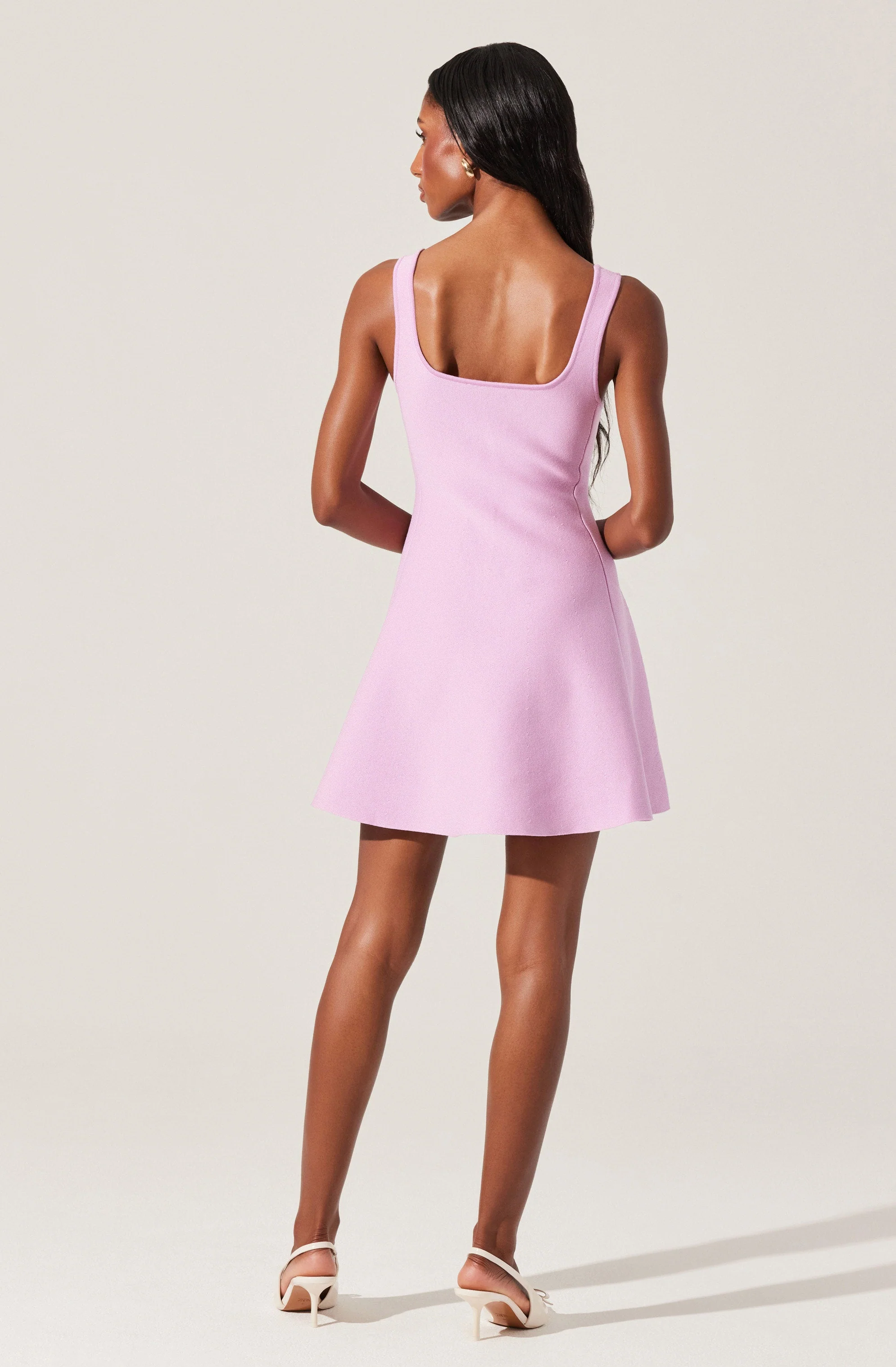 Lucile Mini Sweater Skater Dress - Image 5