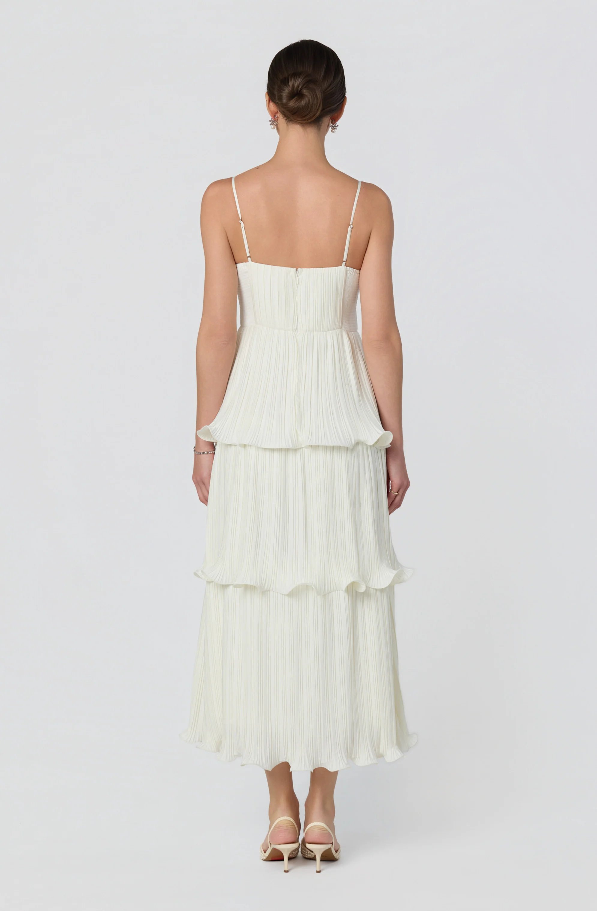 Lupin Pleated Tiered Maxi Dress - Image 15