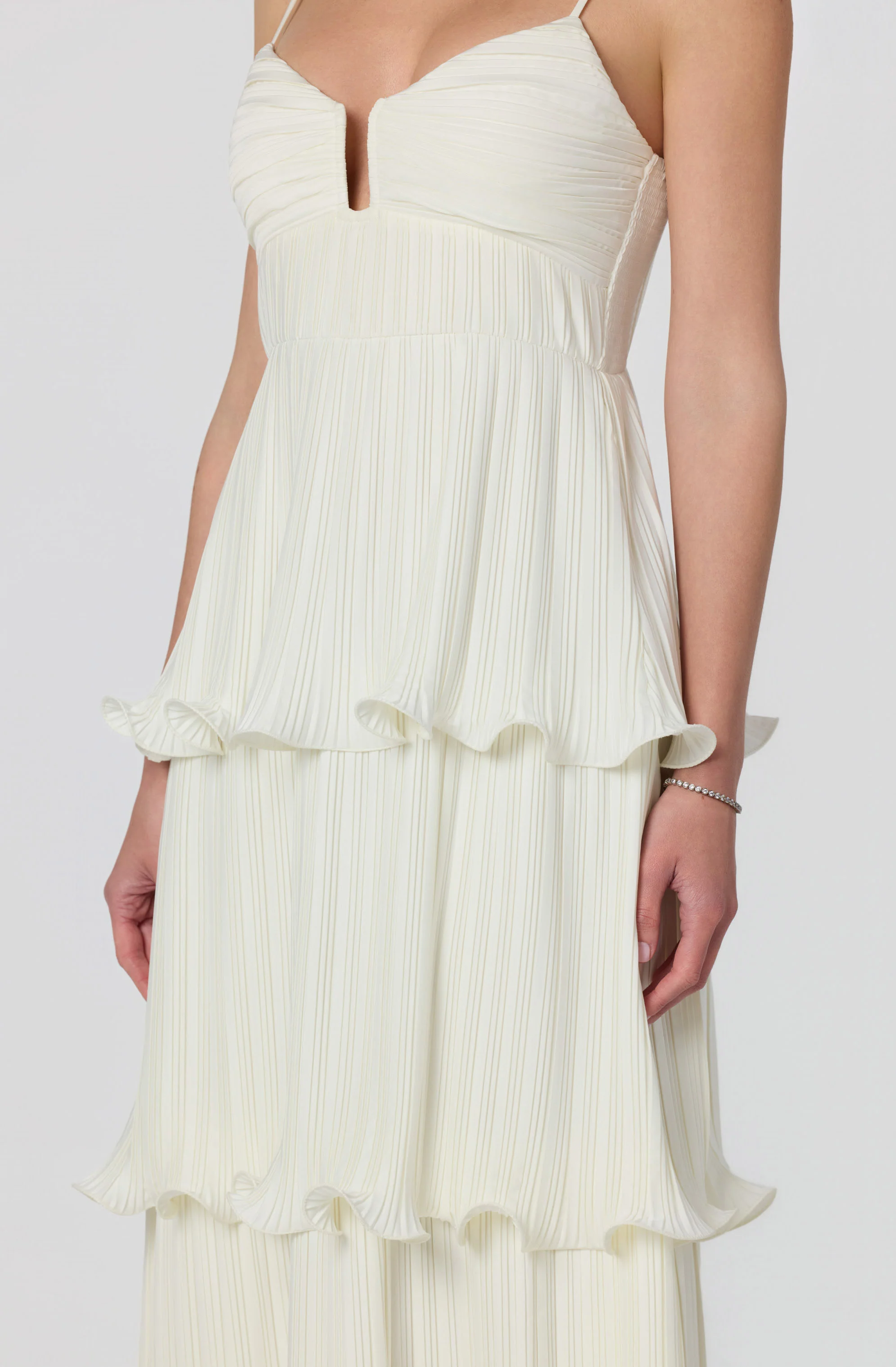 Lupin Pleated Tiered Maxi Dress - Image 18