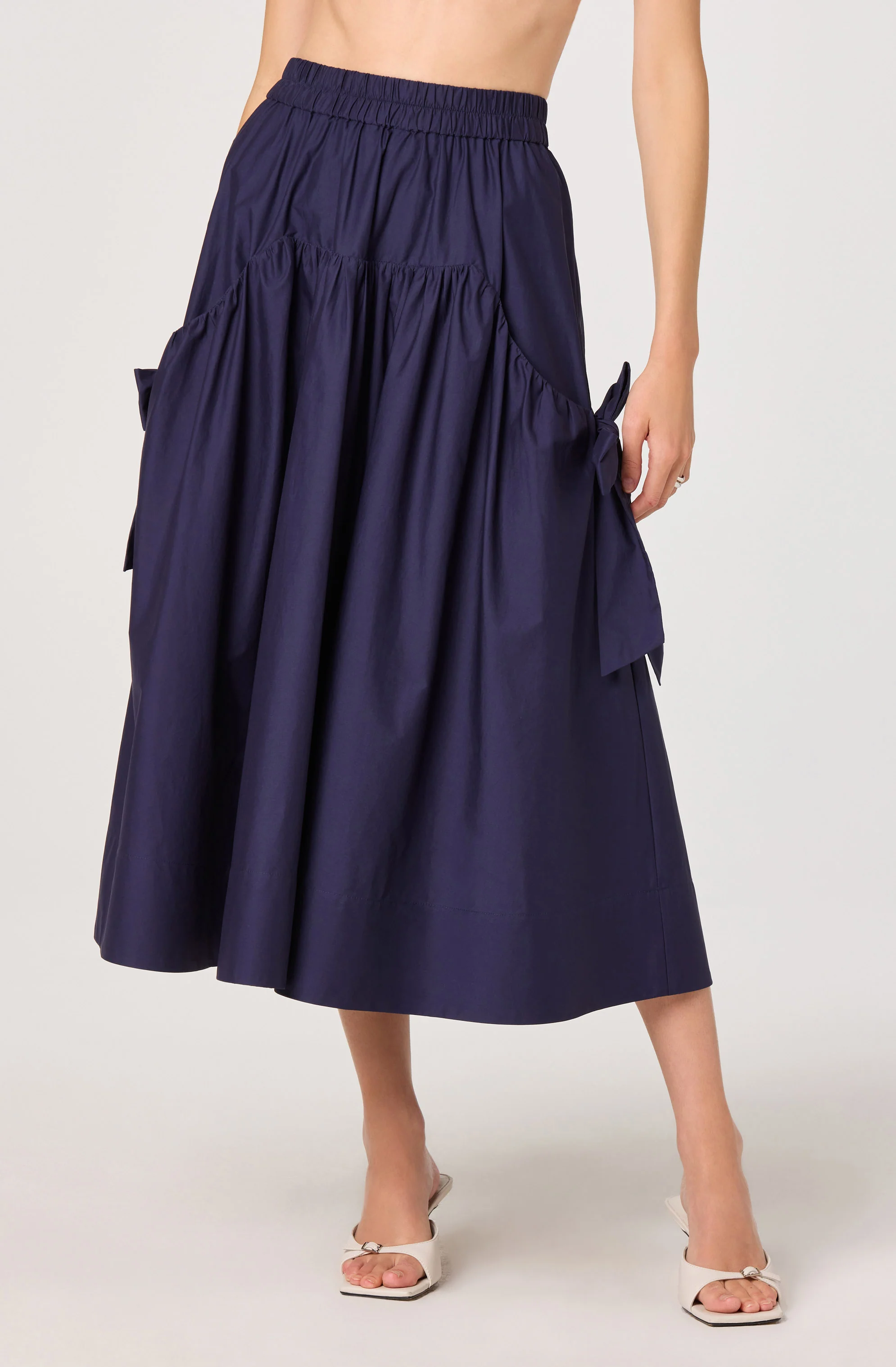 Lylah Bow Midi Skirt - Image 10