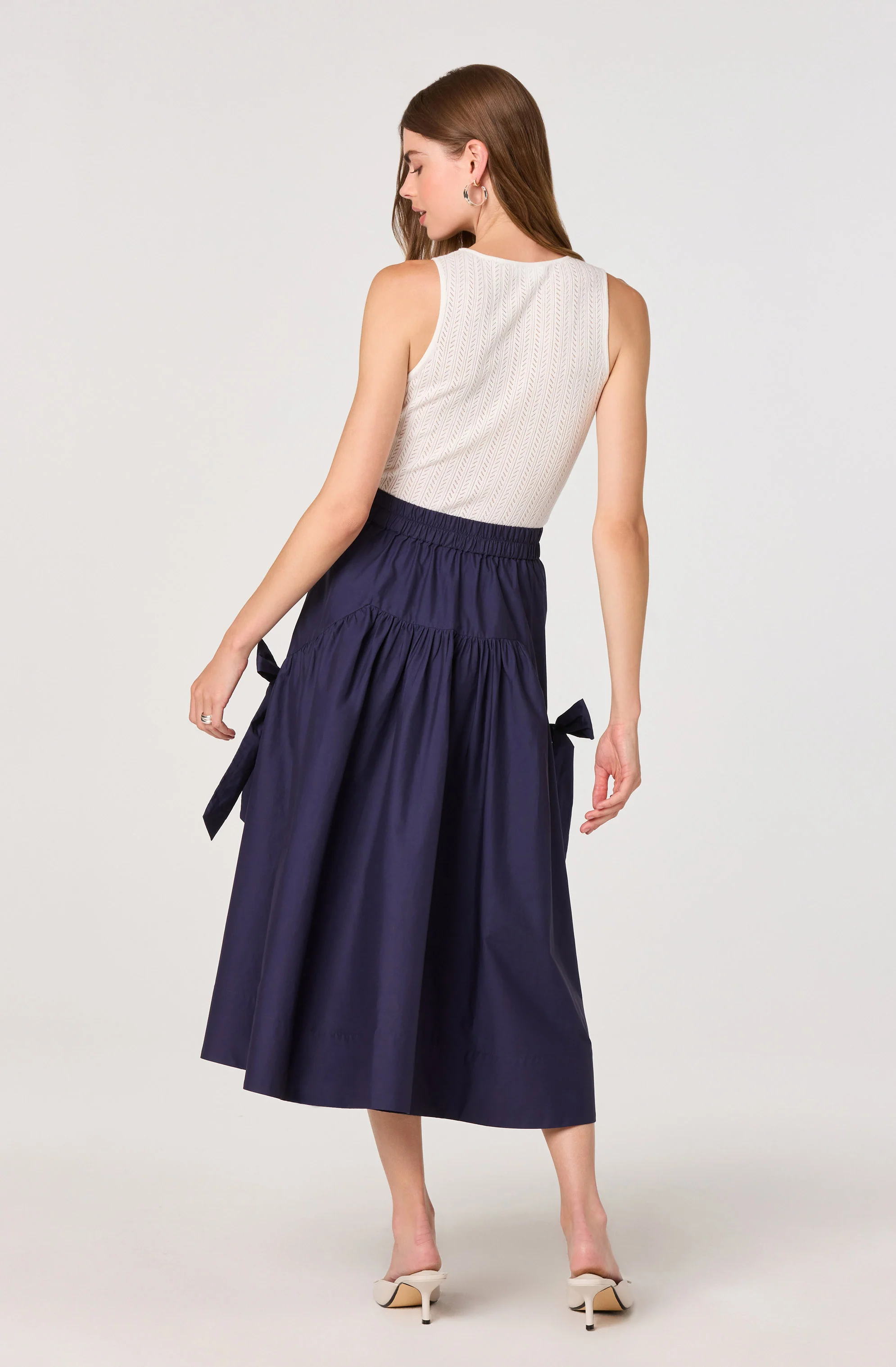 Lylah Bow Midi Skirt - Image 11