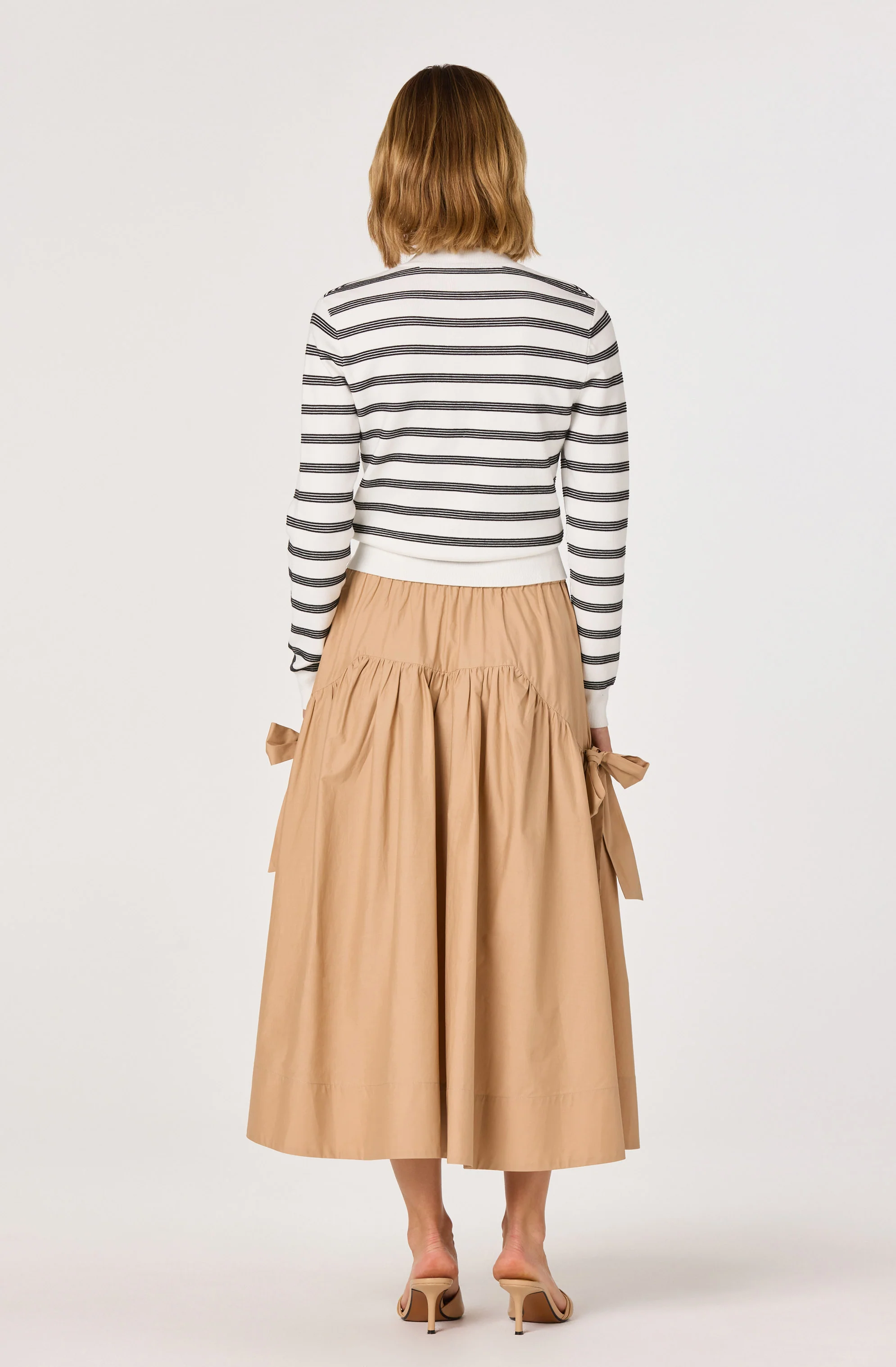 Lylah Bow Midi Skirt - Image 4