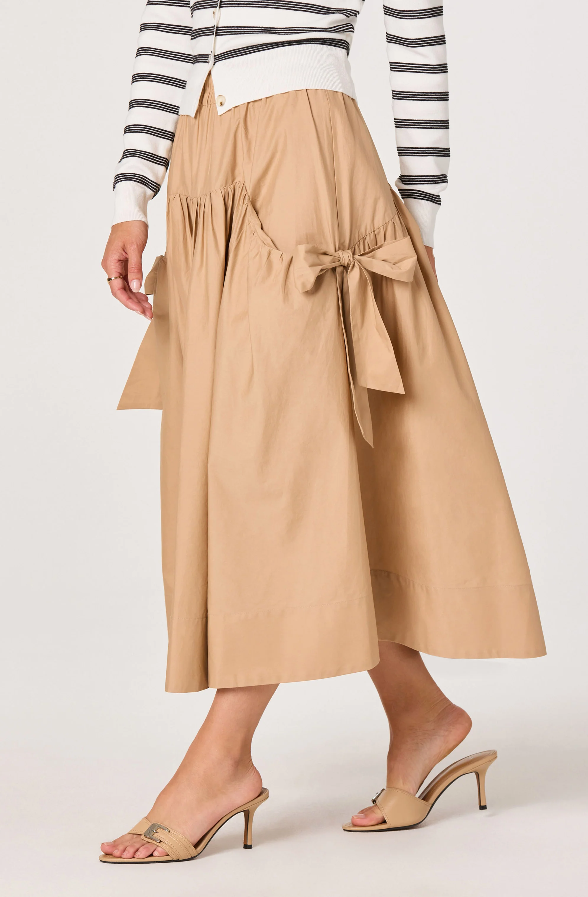 Lylah Bow Midi Skirt - Image 5