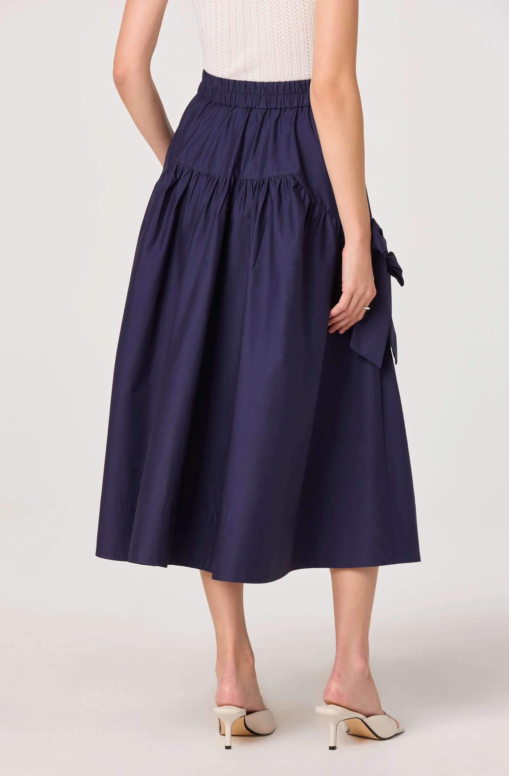 Lylah Bow Midi Skirt - Image 8