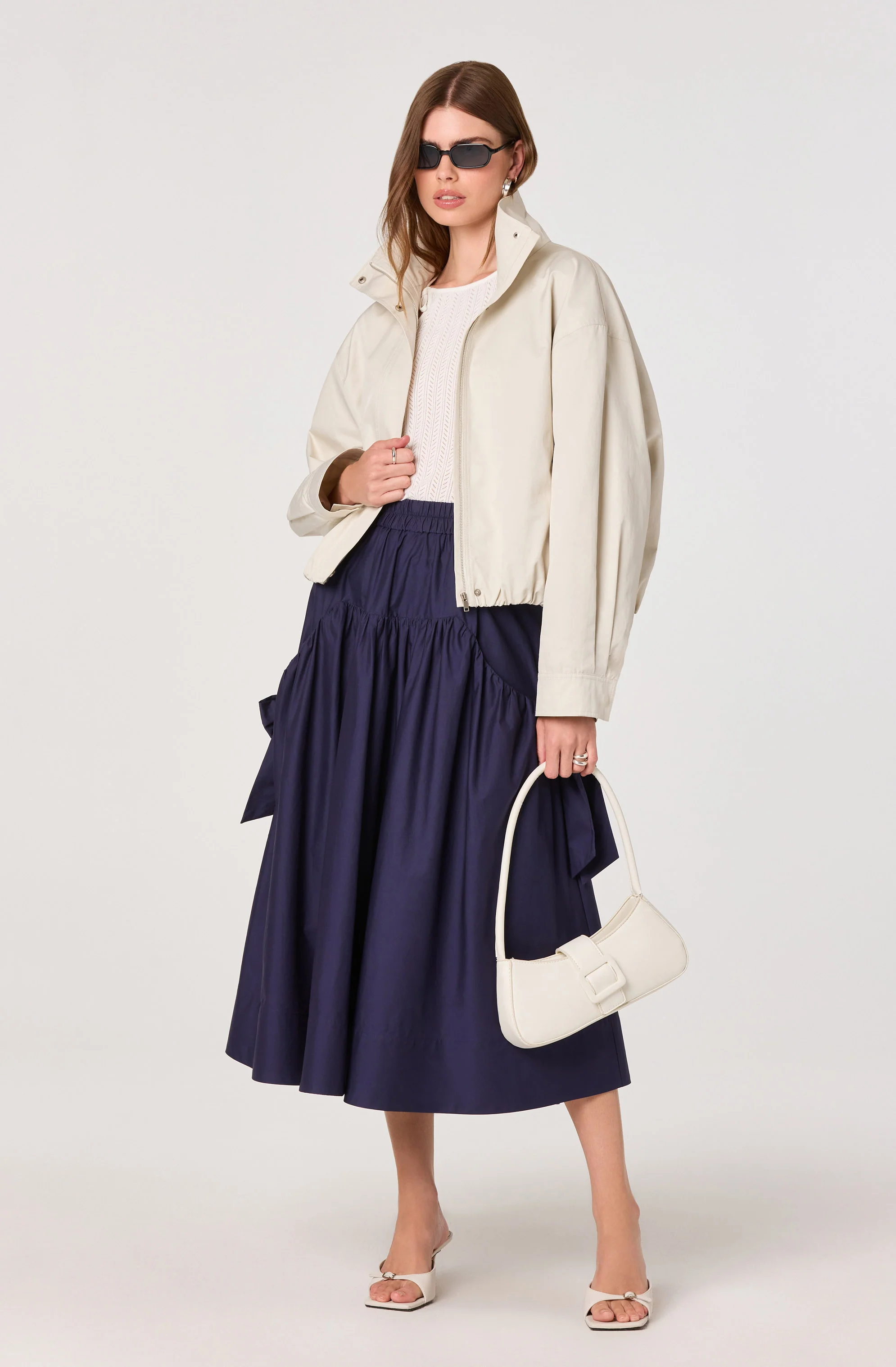 Lylah Bow Midi Skirt - Image 9