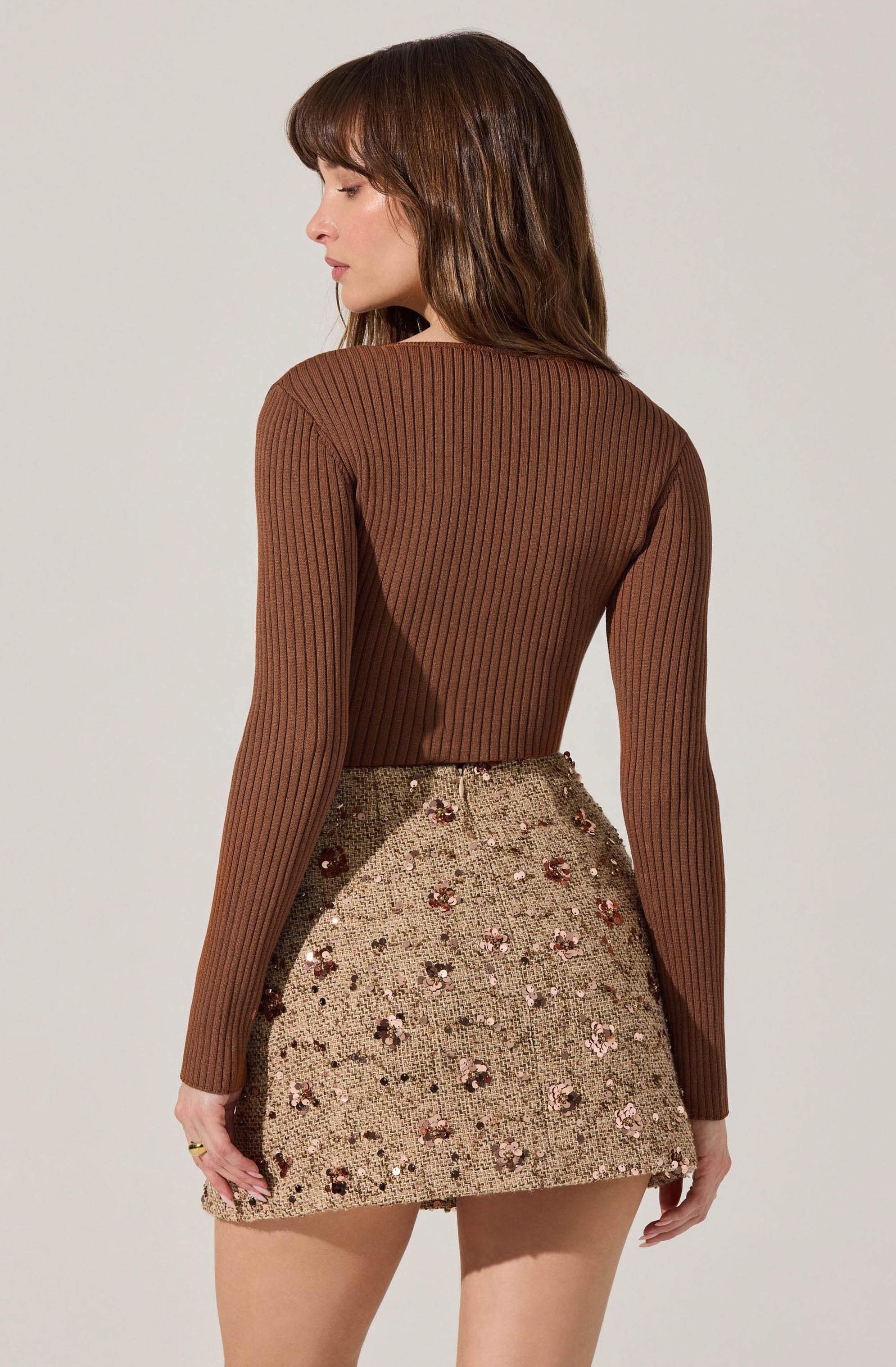 Lynly Ribbed Keyhole Sweater - Image 8