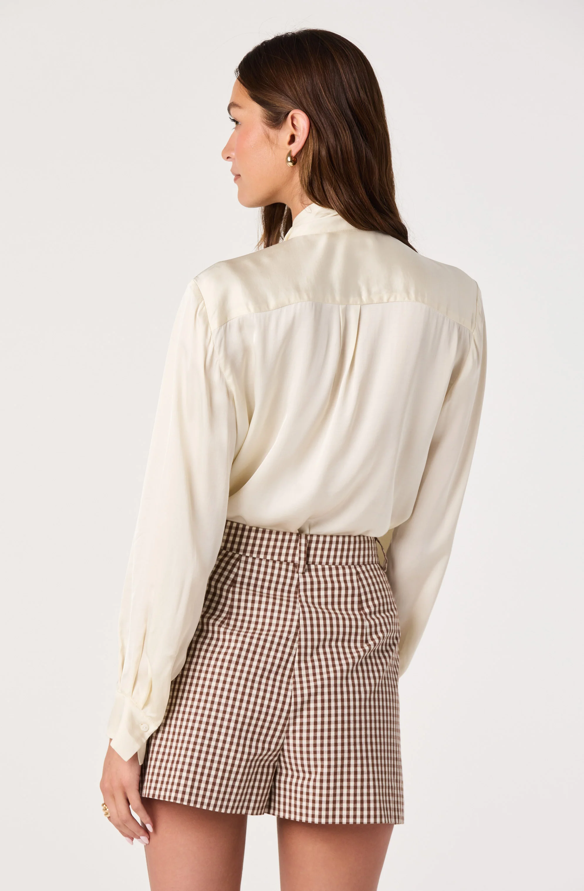 Marbry High Neck Tie Detail Top - Image 4