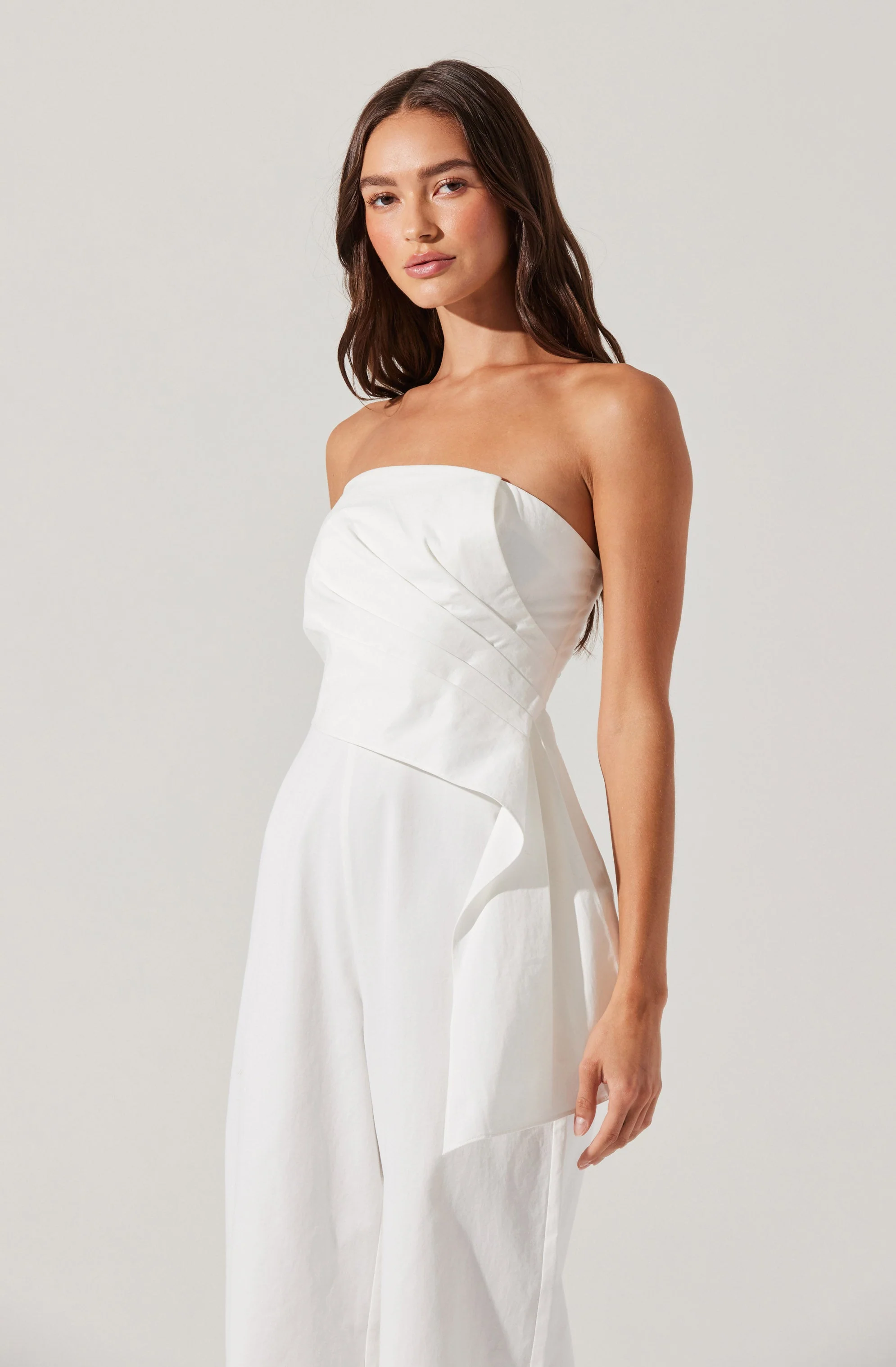 Maciel Strapless Pleated Jumpsuit - Image 6