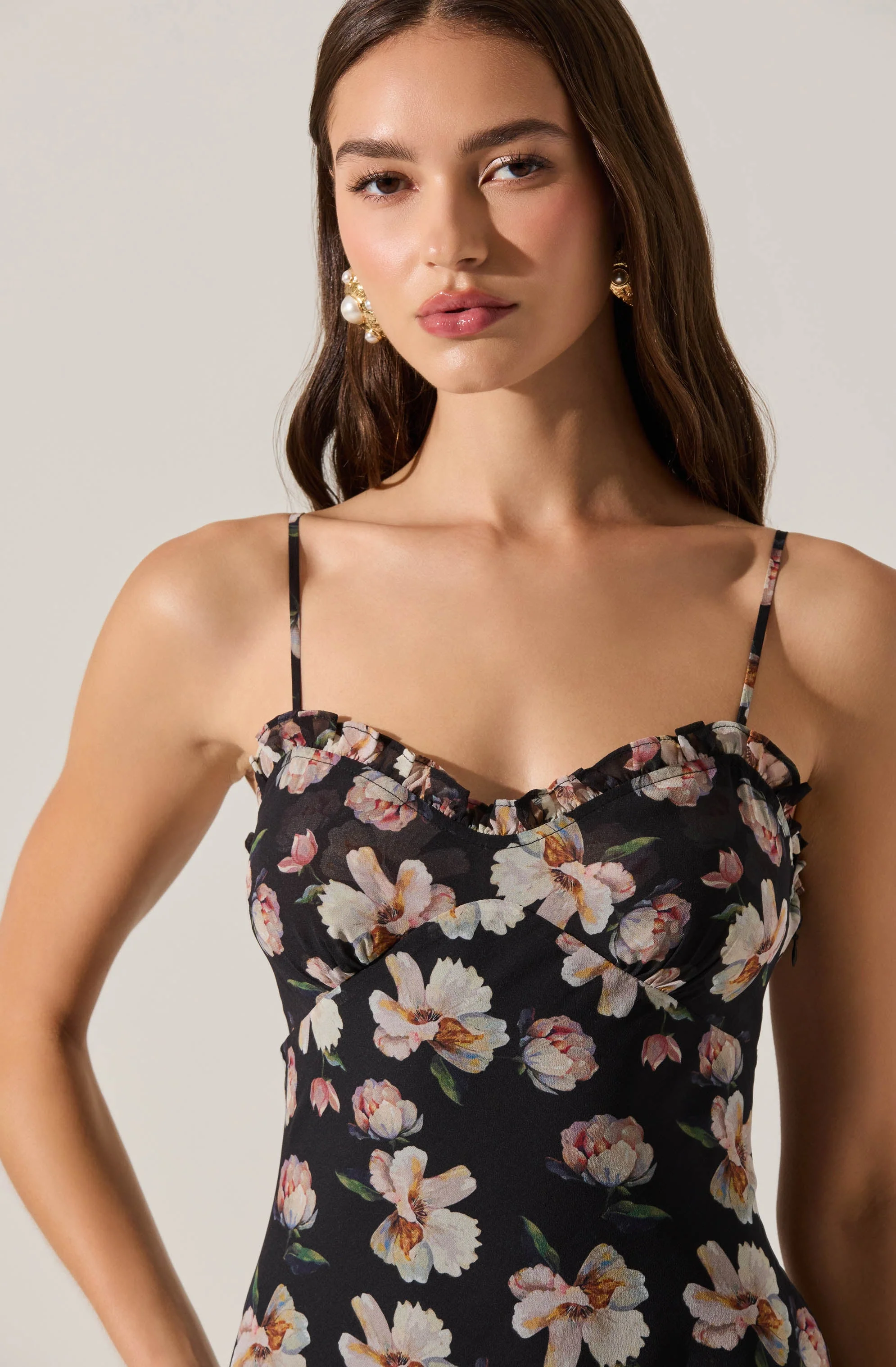 Maeryn Sweetheart Ruffle Maxi Dress - Image 3