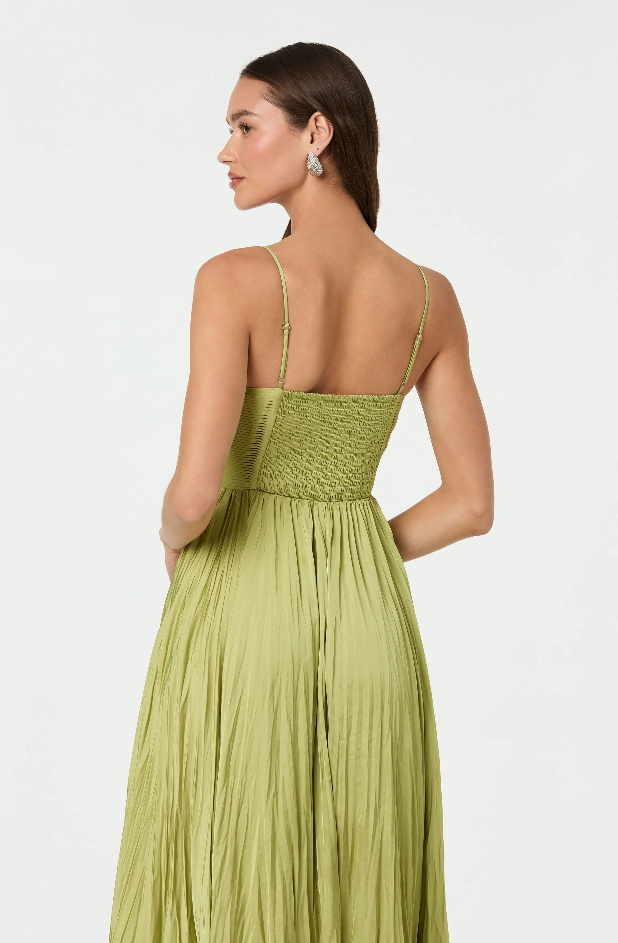 Maeve Pleated Midi Dress - Image 12